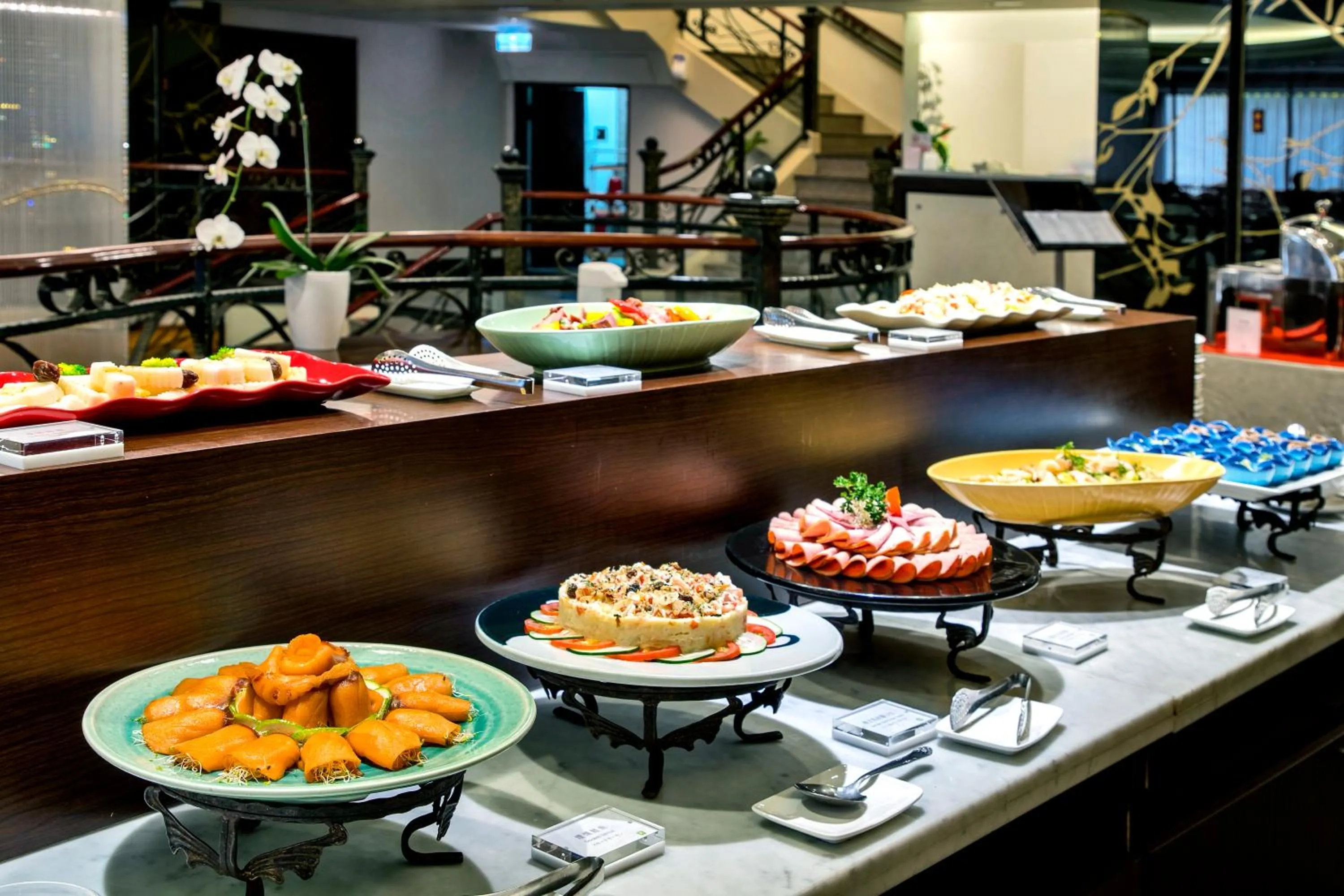 Buffet breakfast in The Carlton Hotel Hsinchu