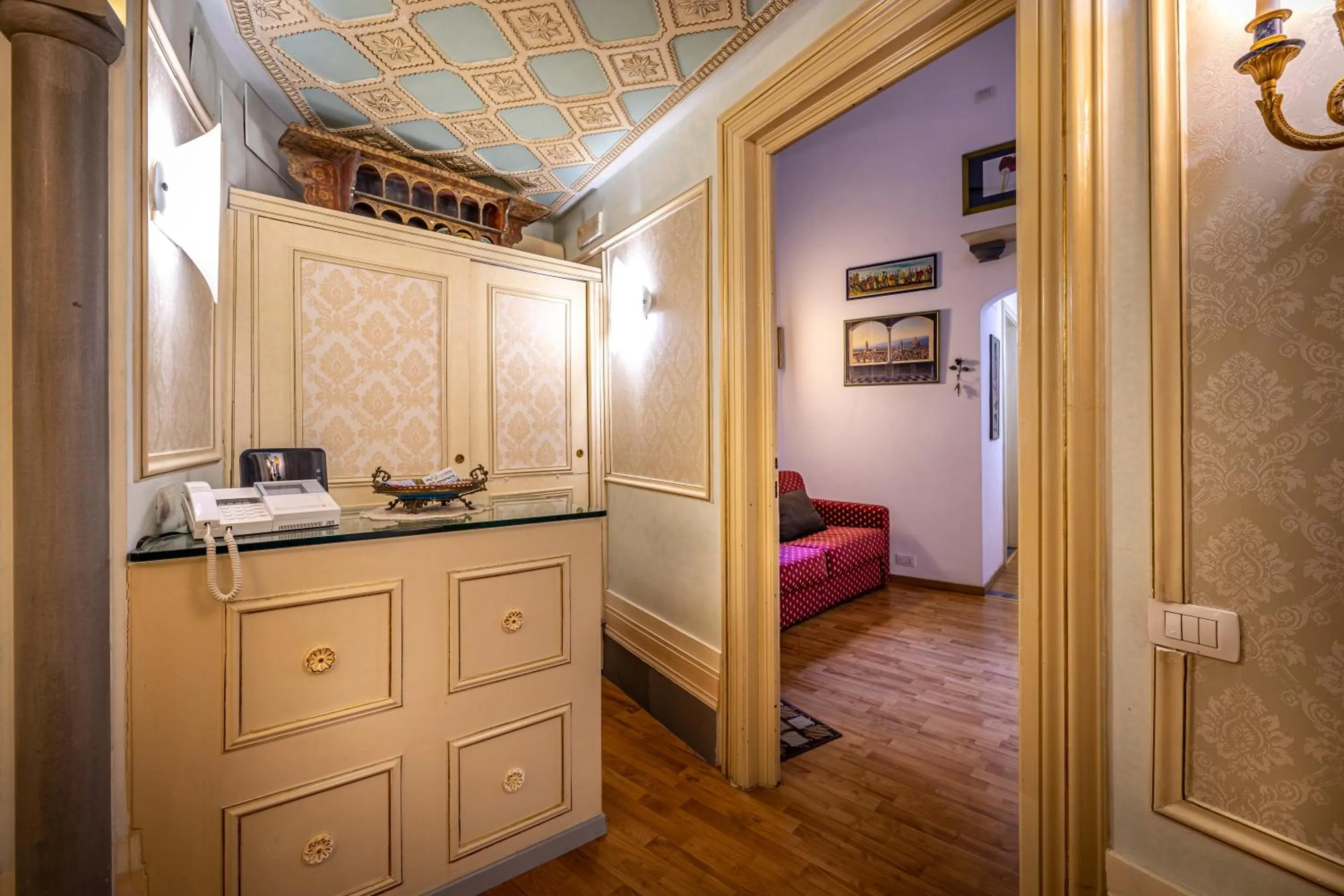 Bed in Dei Medici Palace