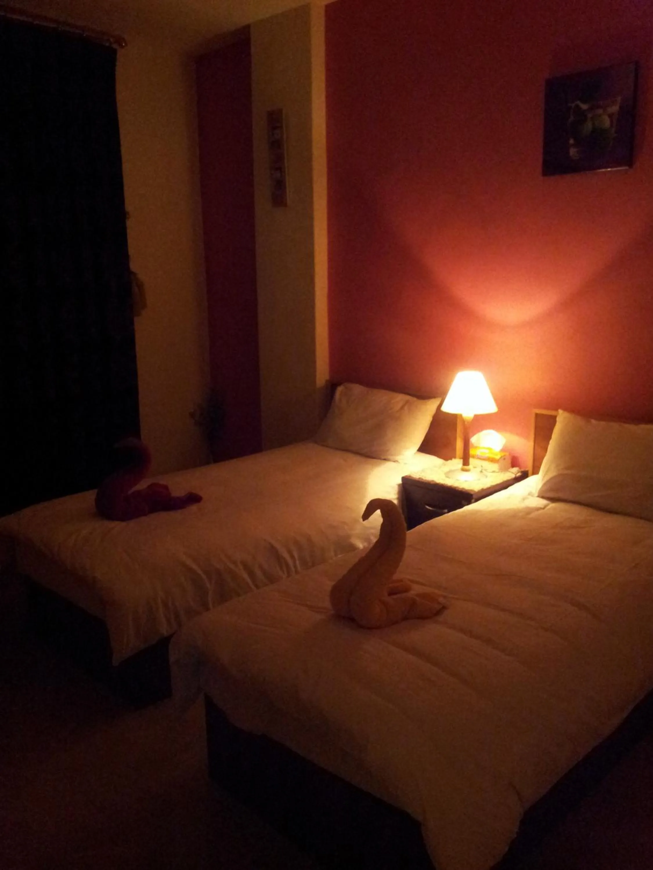 Bed in Jordan River Hotel