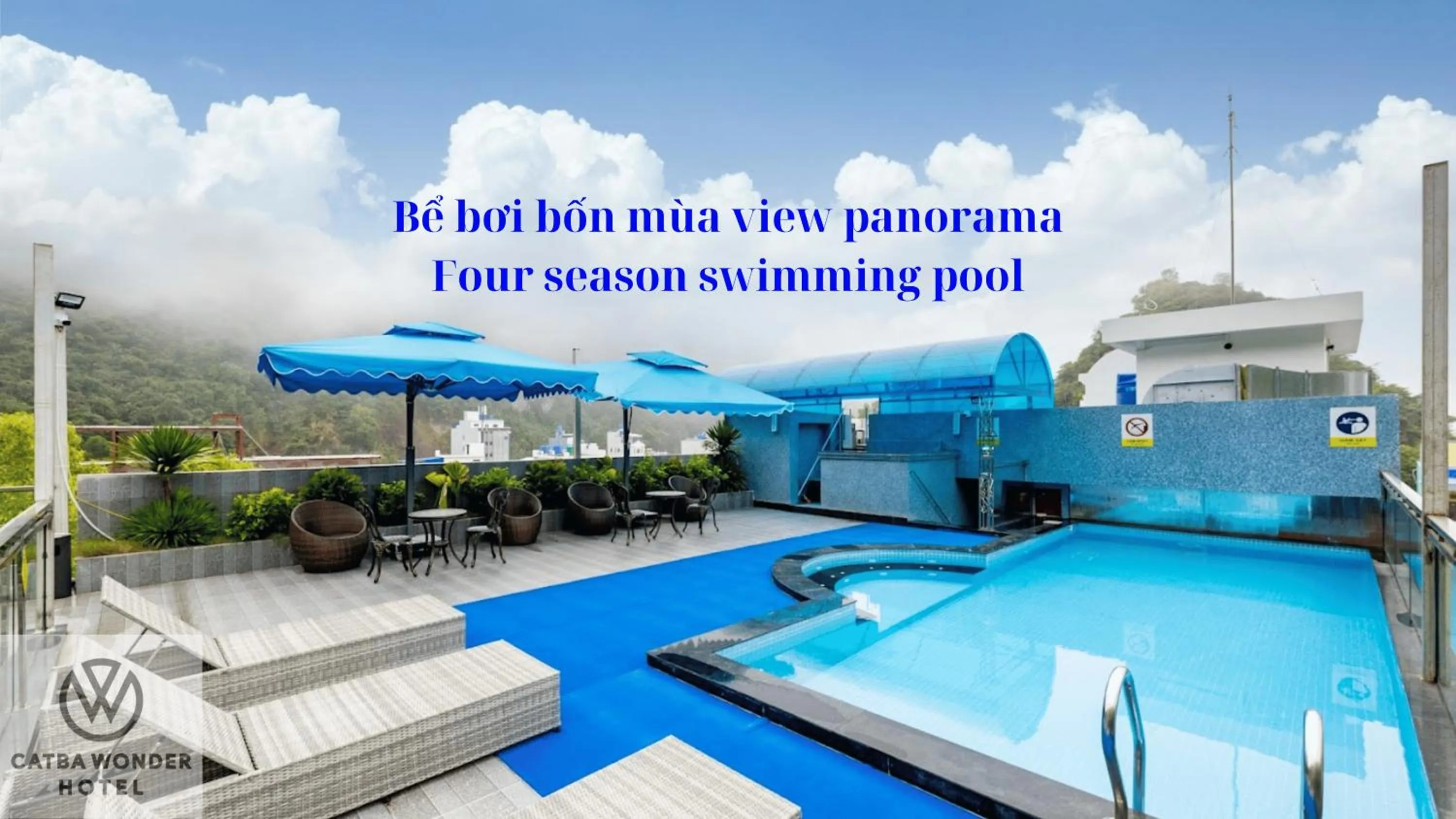 Swimming pool in Cat Ba Wonder Hotel