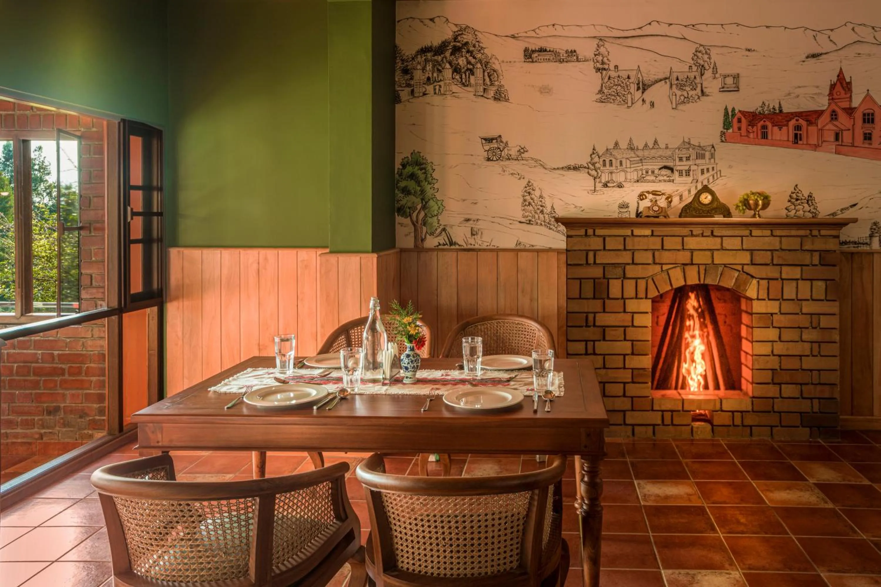 Restaurant/places to eat in Willow Hill by Nature Resorts and Stays