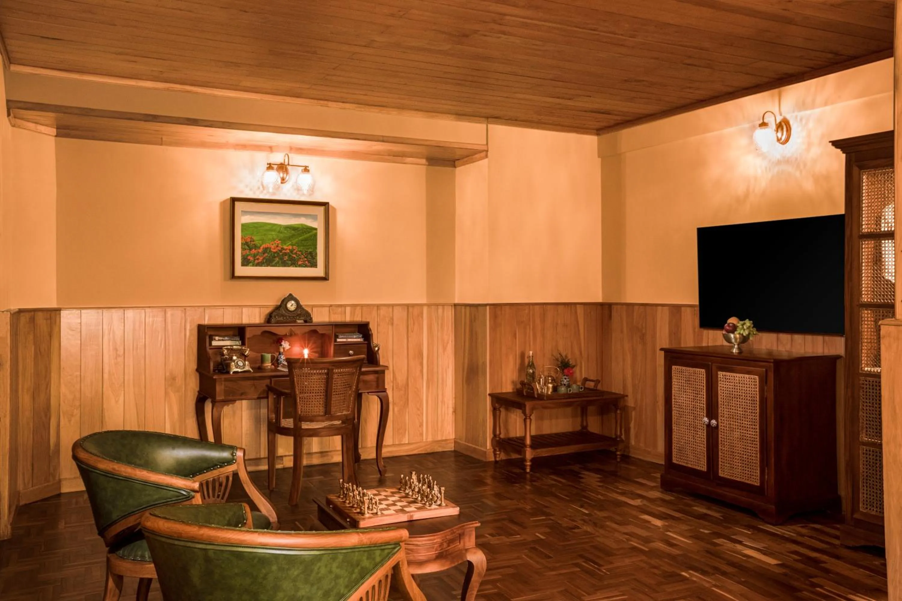 Living room in Willow Hill by Nature Resorts and Stays