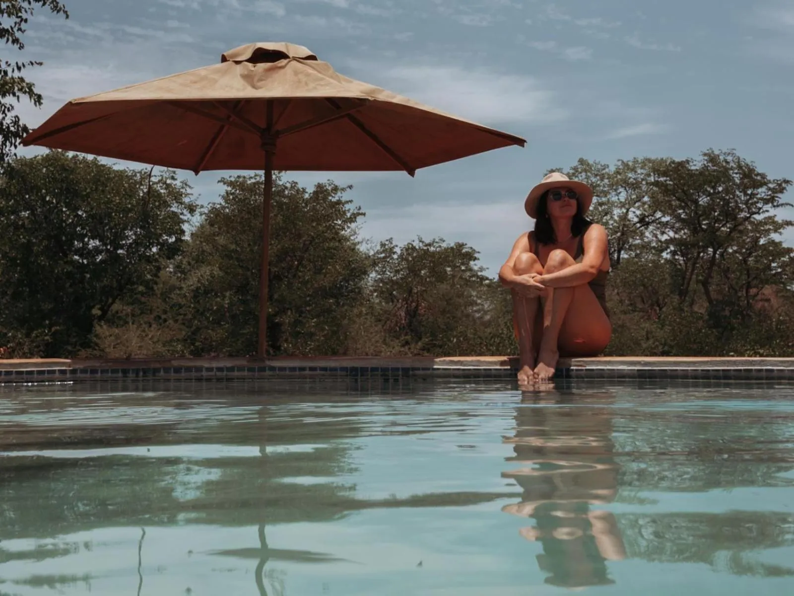 Swimming pool in Kifaru Bush camp