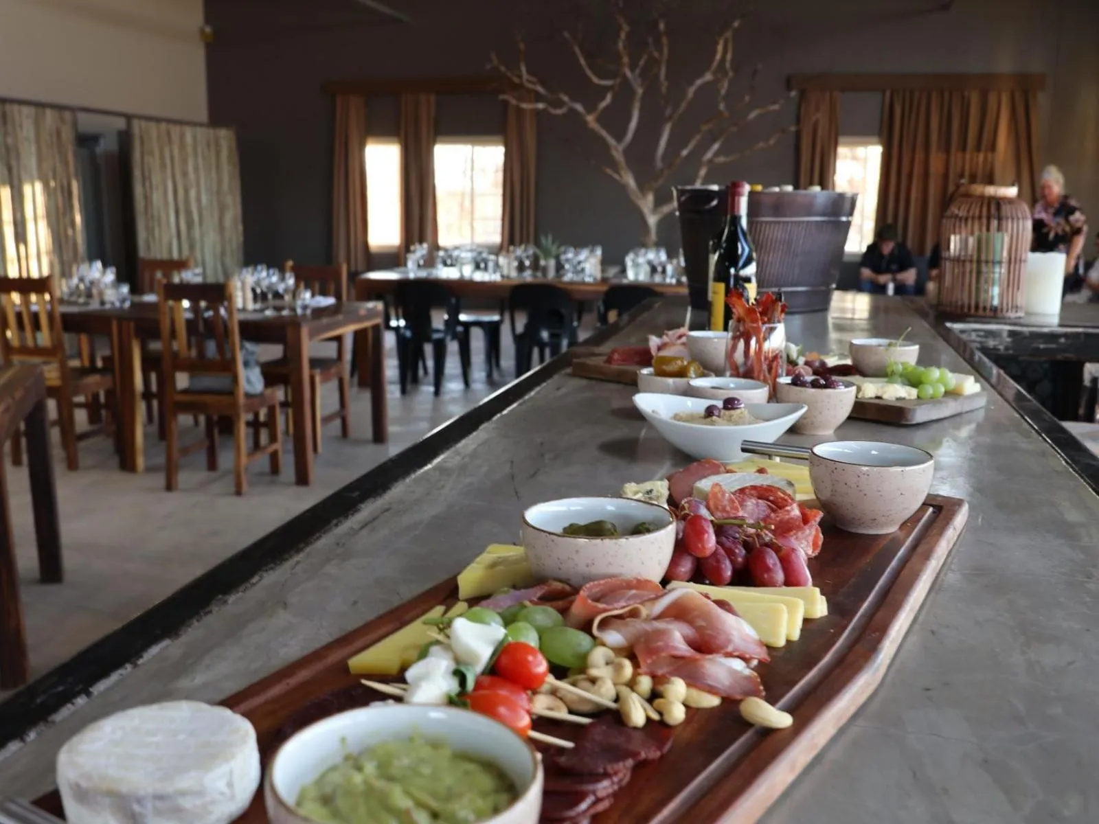 Dining area in Kifaru Bush camp