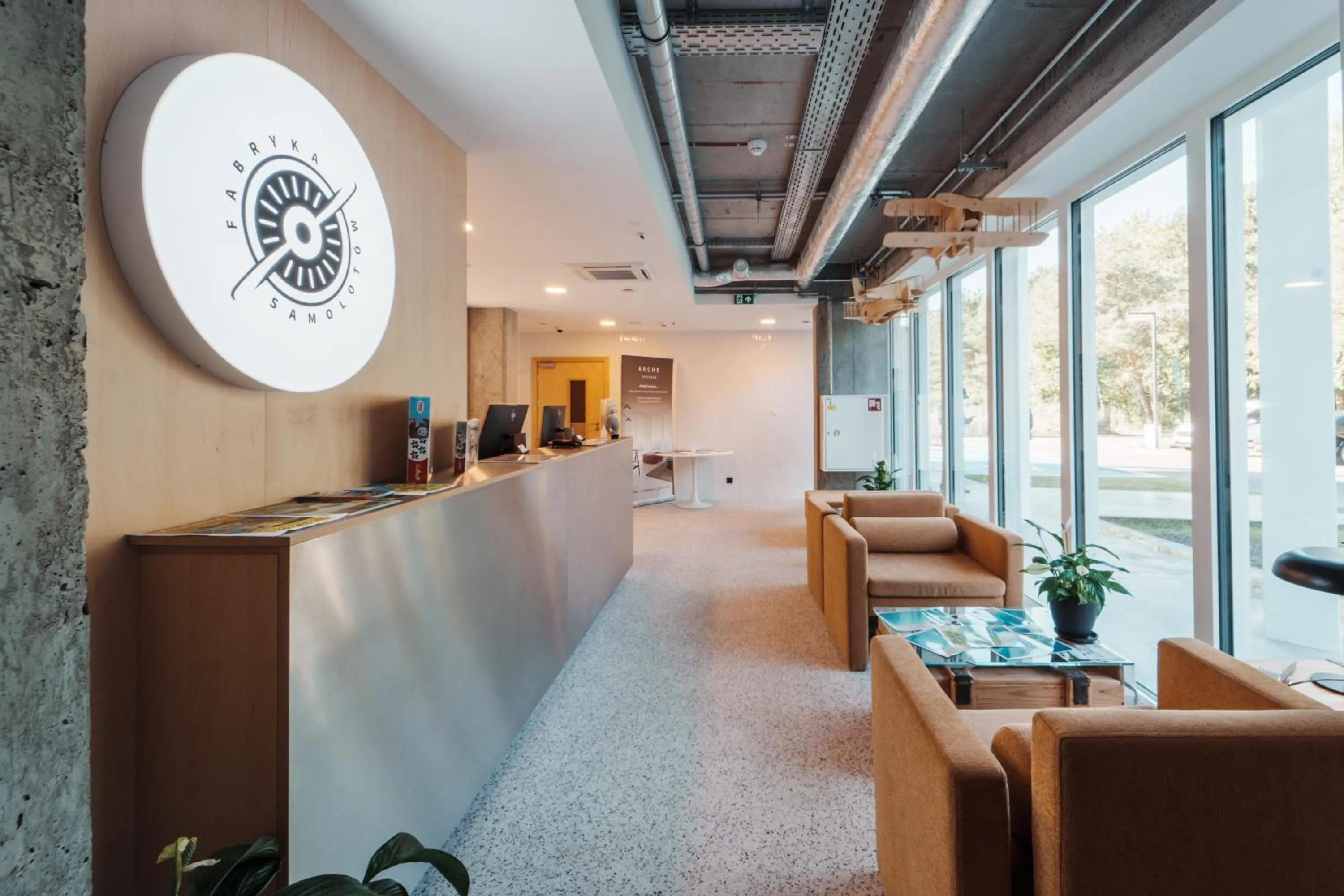 Property building in Hotel ARCHE Fabryka Samolotów w Mielnie