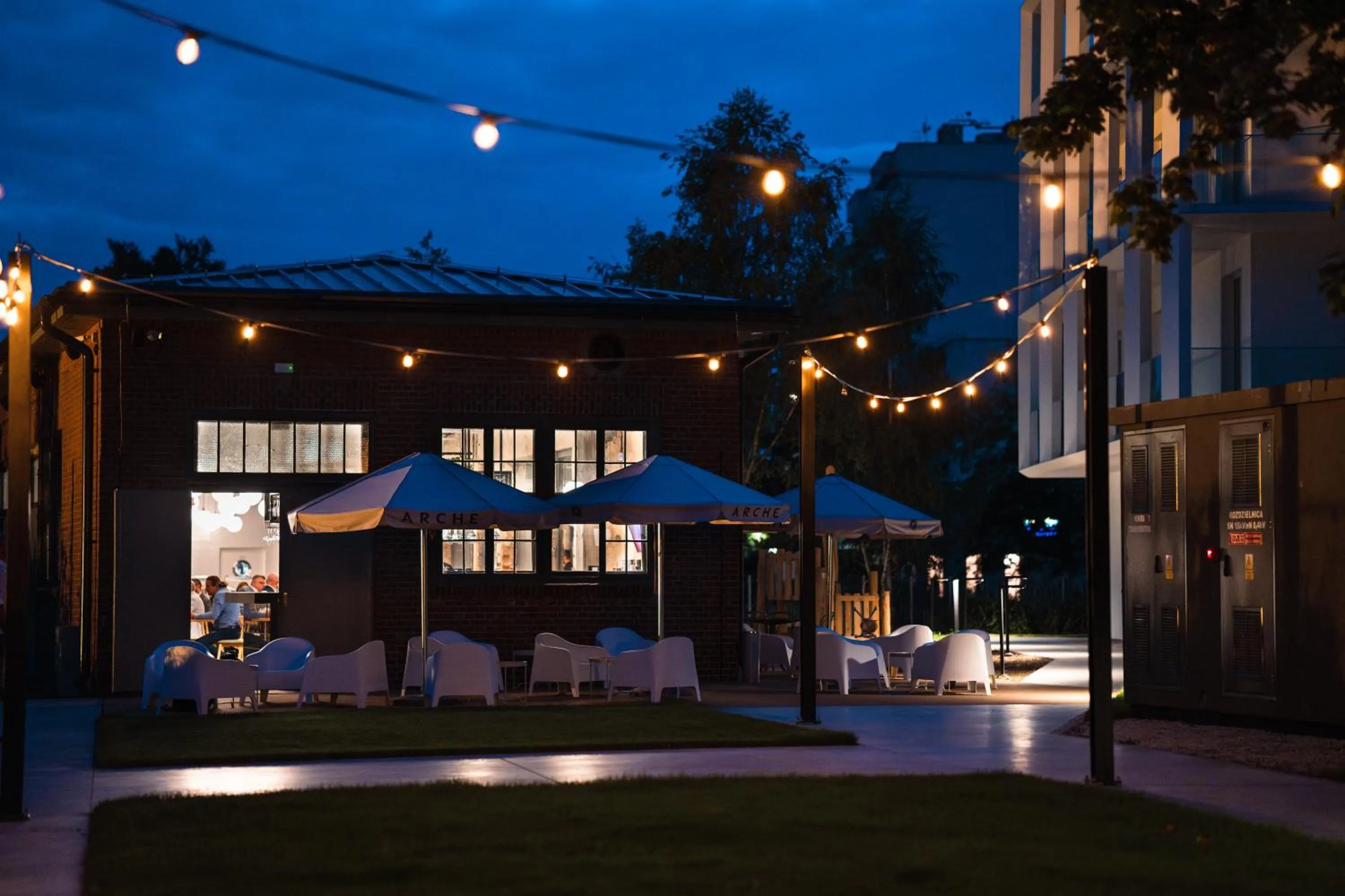 Property building in Hotel ARCHE Fabryka Samolotów w Mielnie