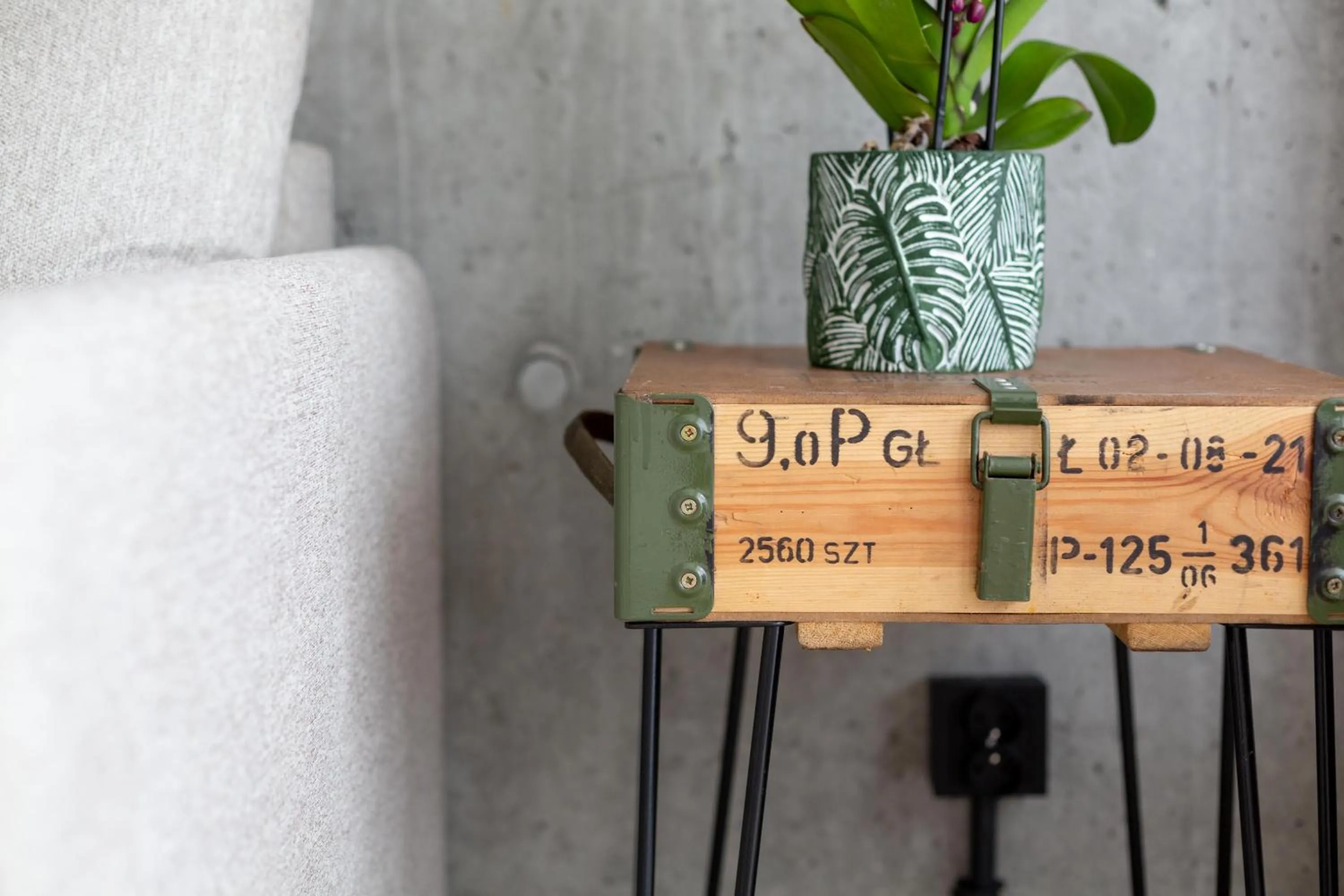 Living room in Hotel ARCHE Fabryka Samolotów w Mielnie