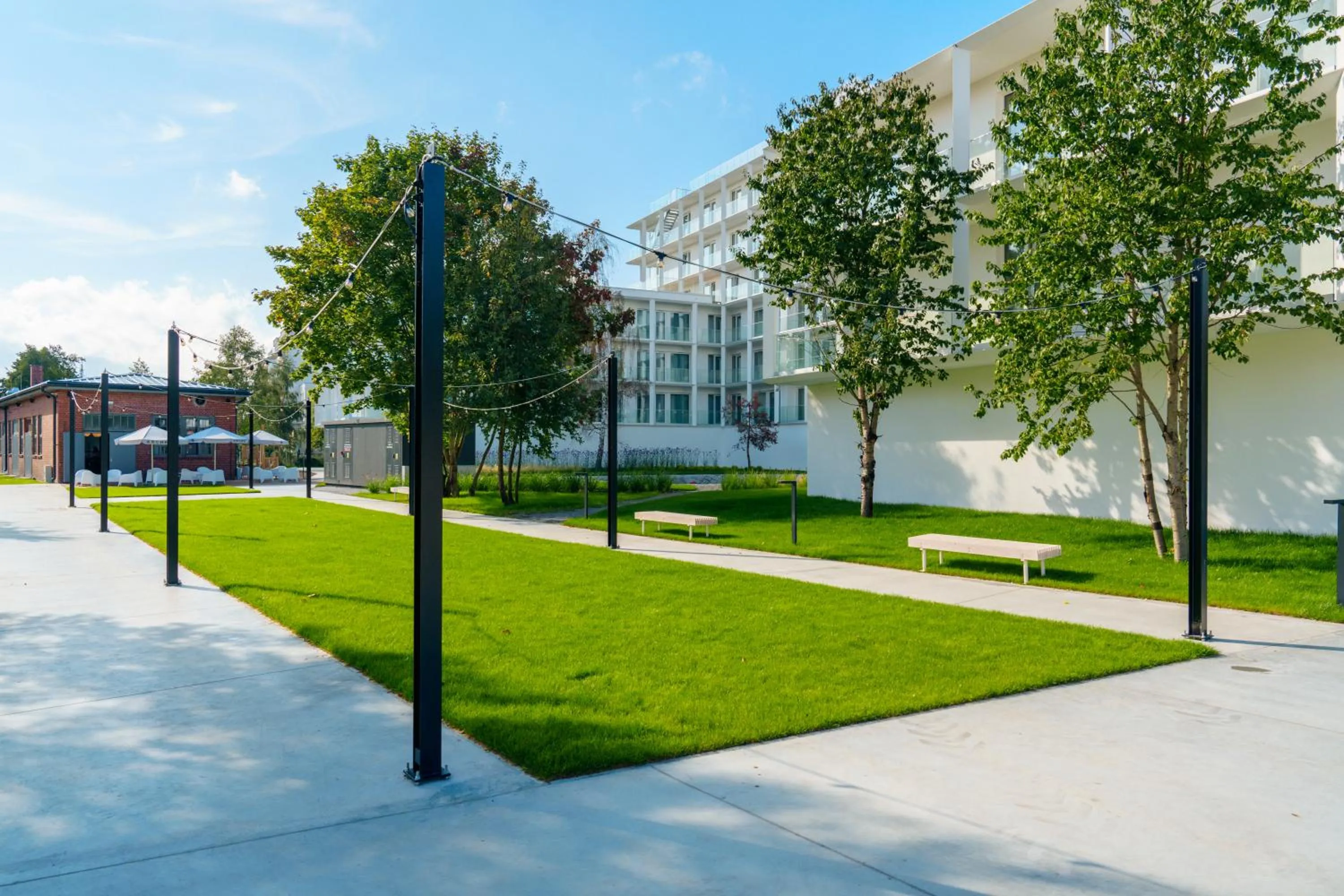 Property building in Hotel ARCHE Fabryka Samolotów w Mielnie