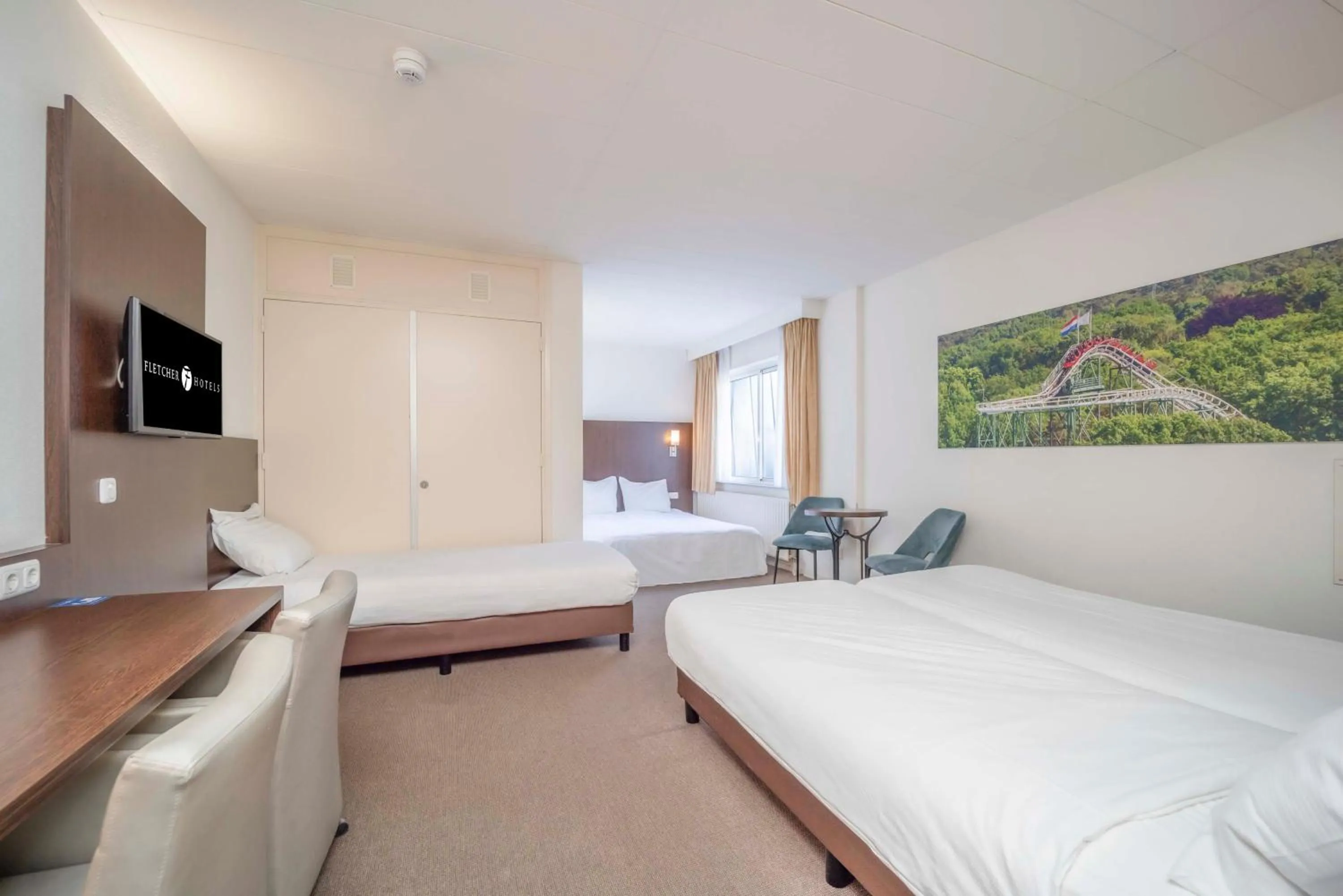 Bedroom, Bed in Fletcher Hotel-Restaurant Waalwijk