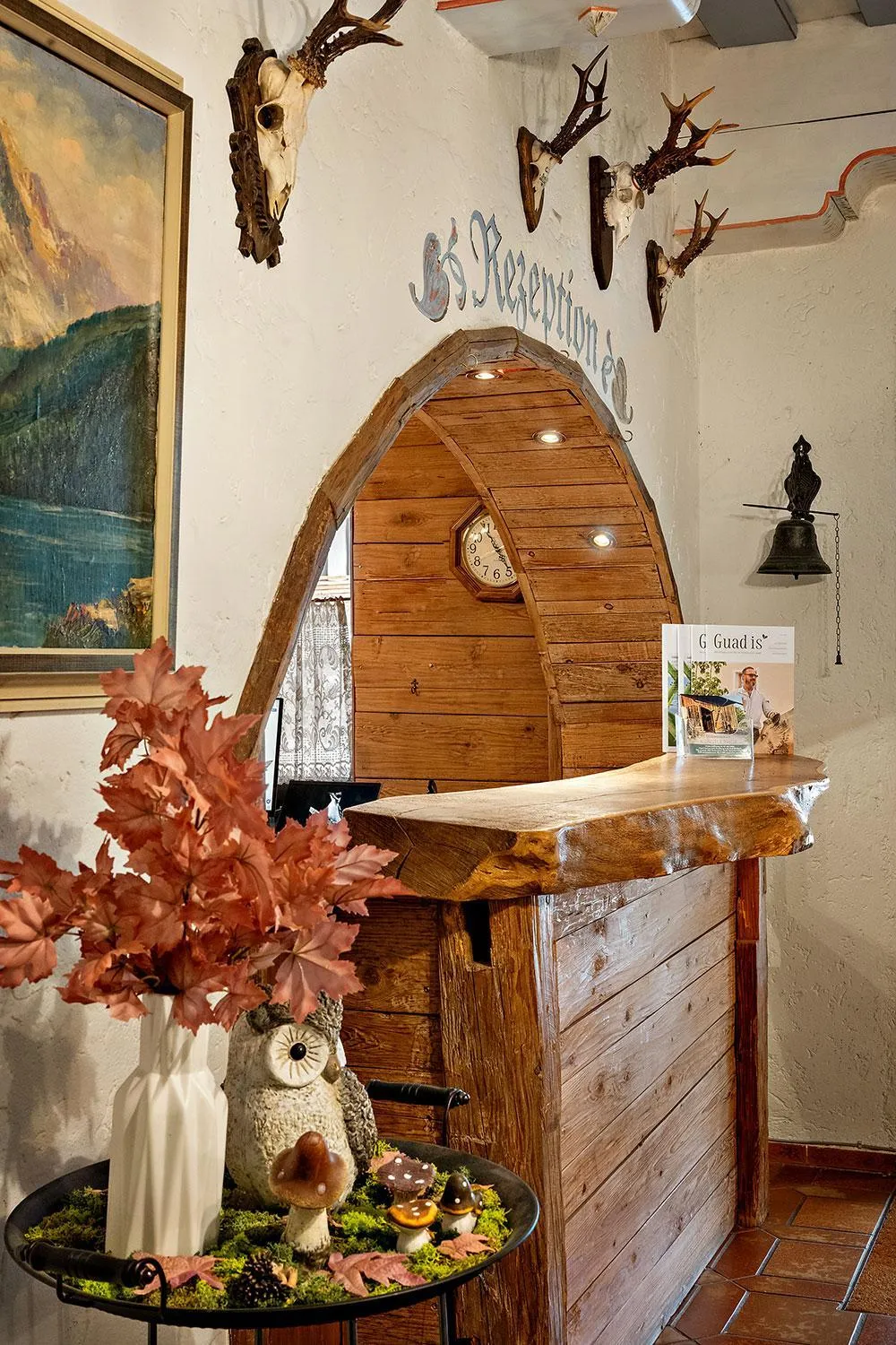 Lobby or reception in Apparthotel Jagdhof