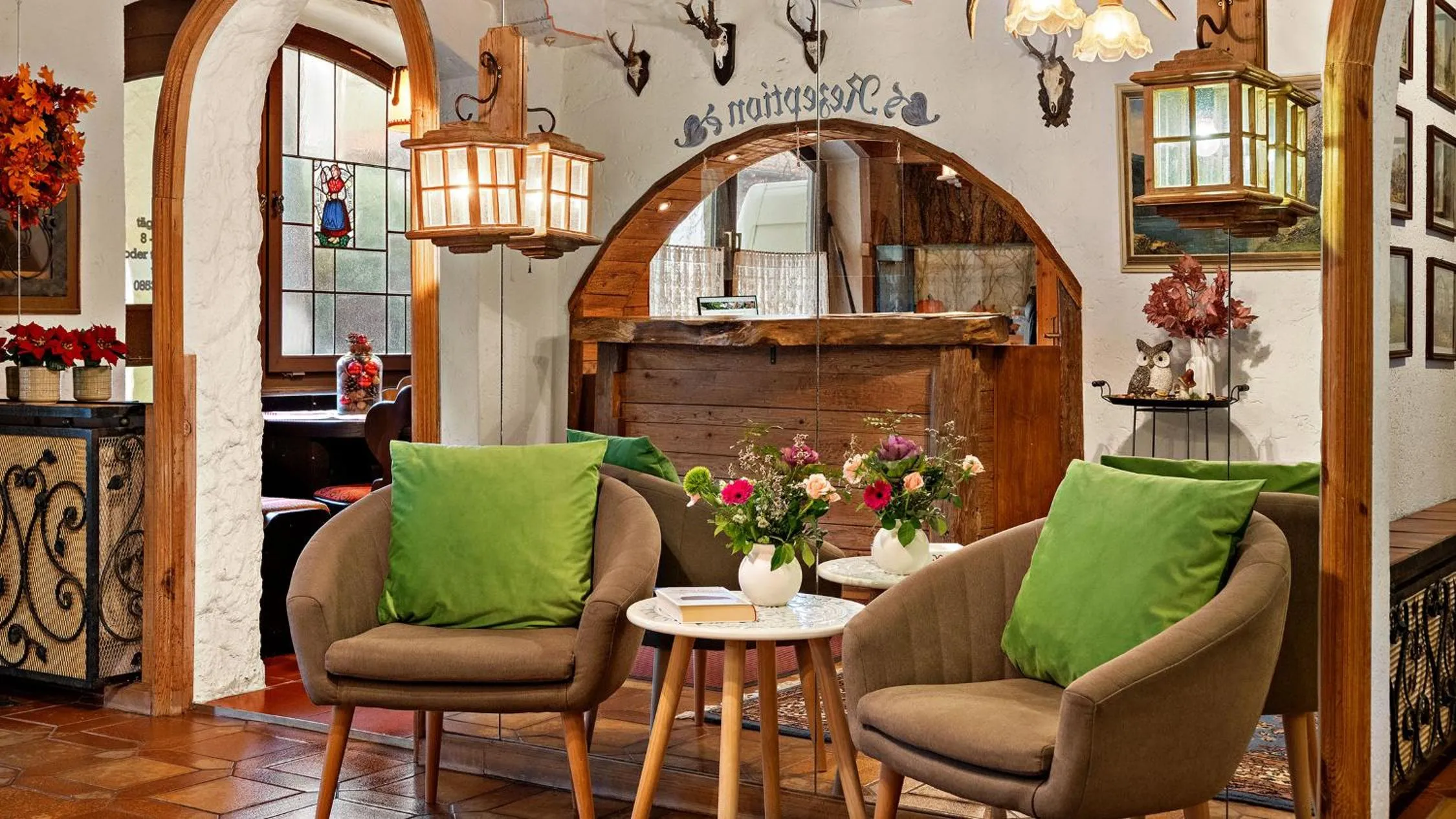 Lobby or reception in Apparthotel Jagdhof