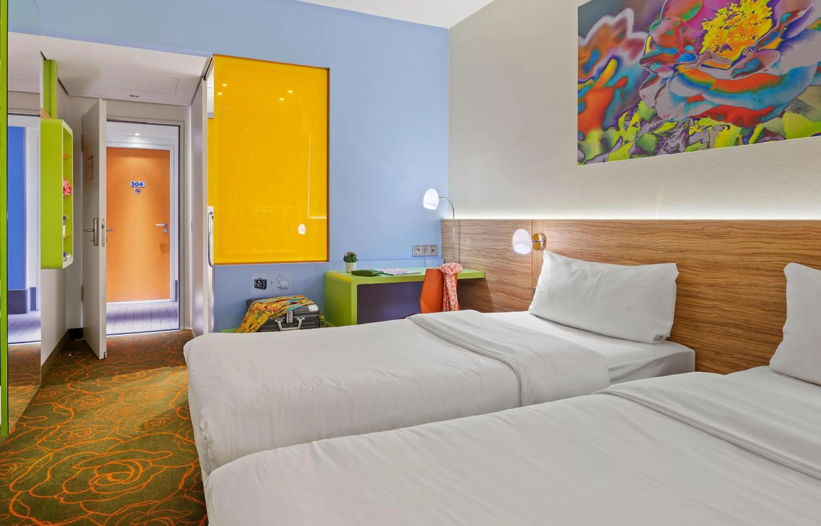 Bedroom, Bed in Hey Lou Hotel Hildesheim