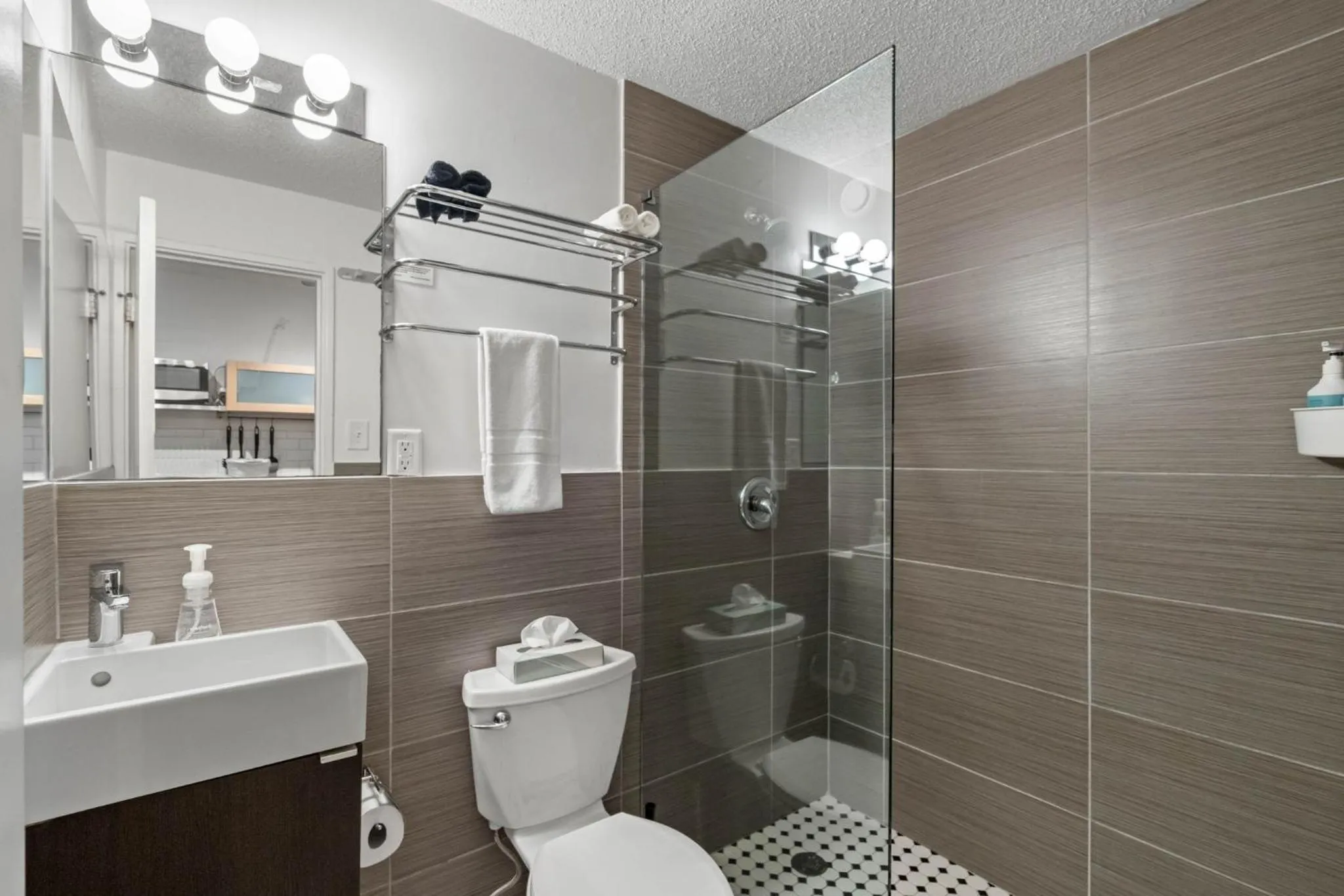 Shower in BCA Furnished Apartments