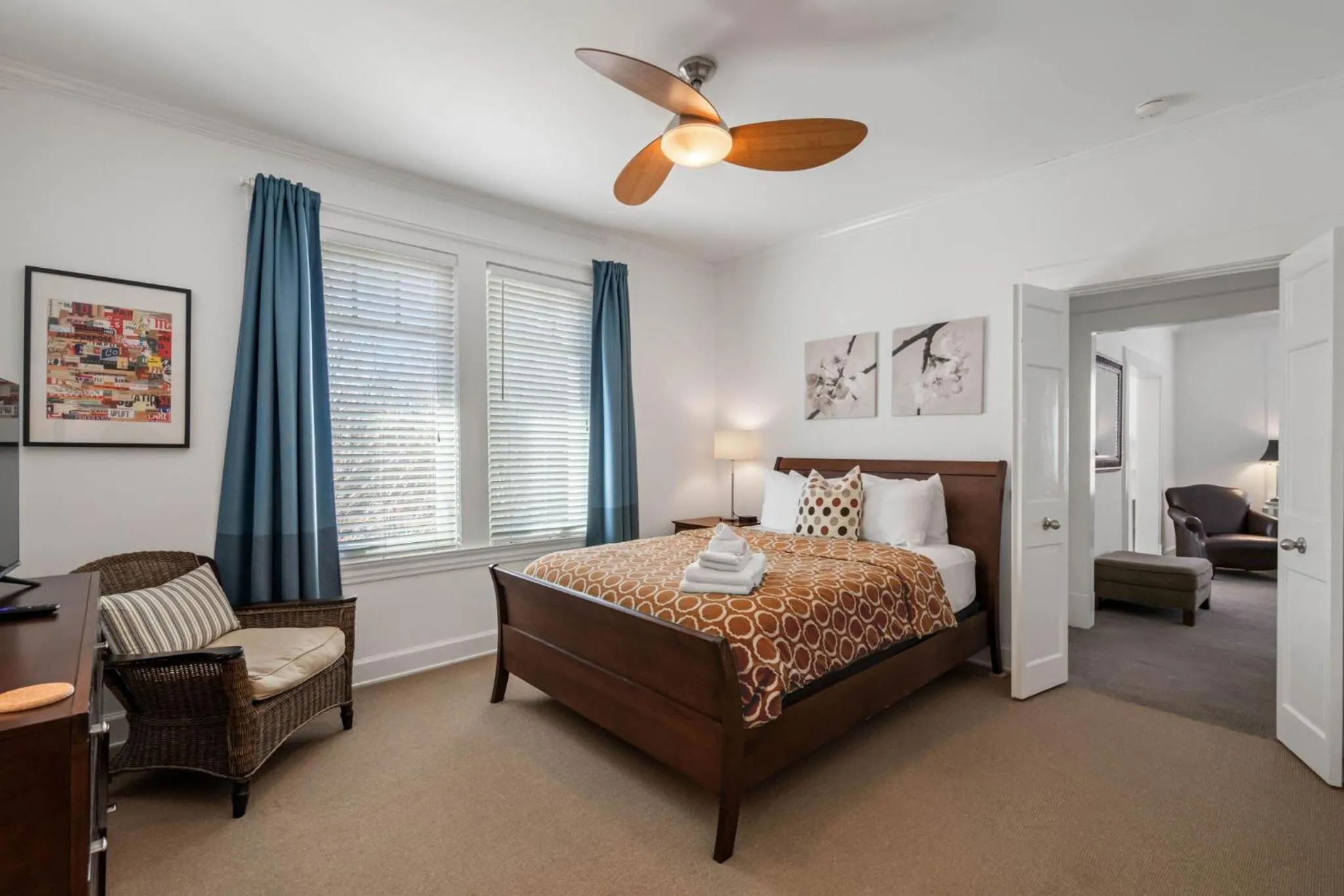 Bed in BCA Furnished Apartments