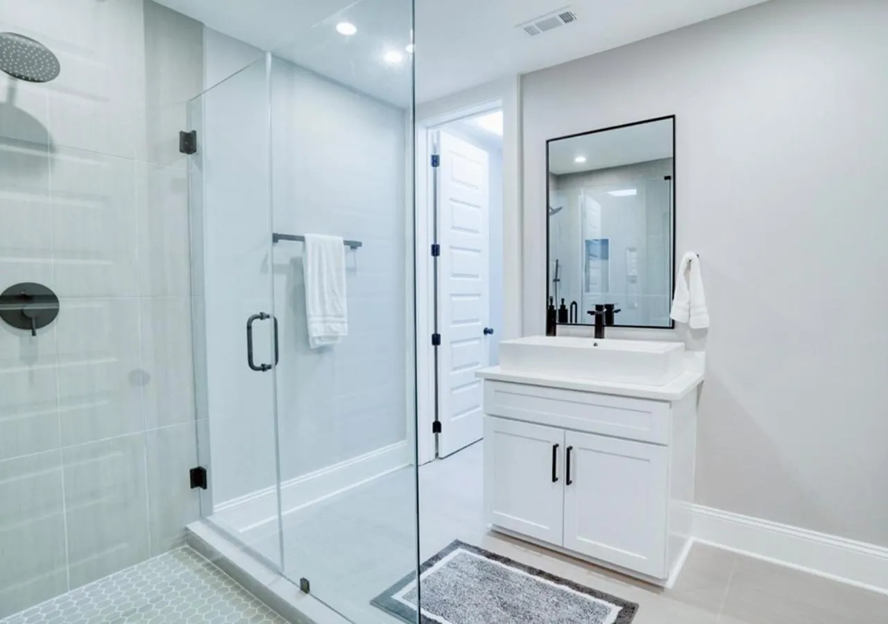 Shower in BCA Furnished Apartments