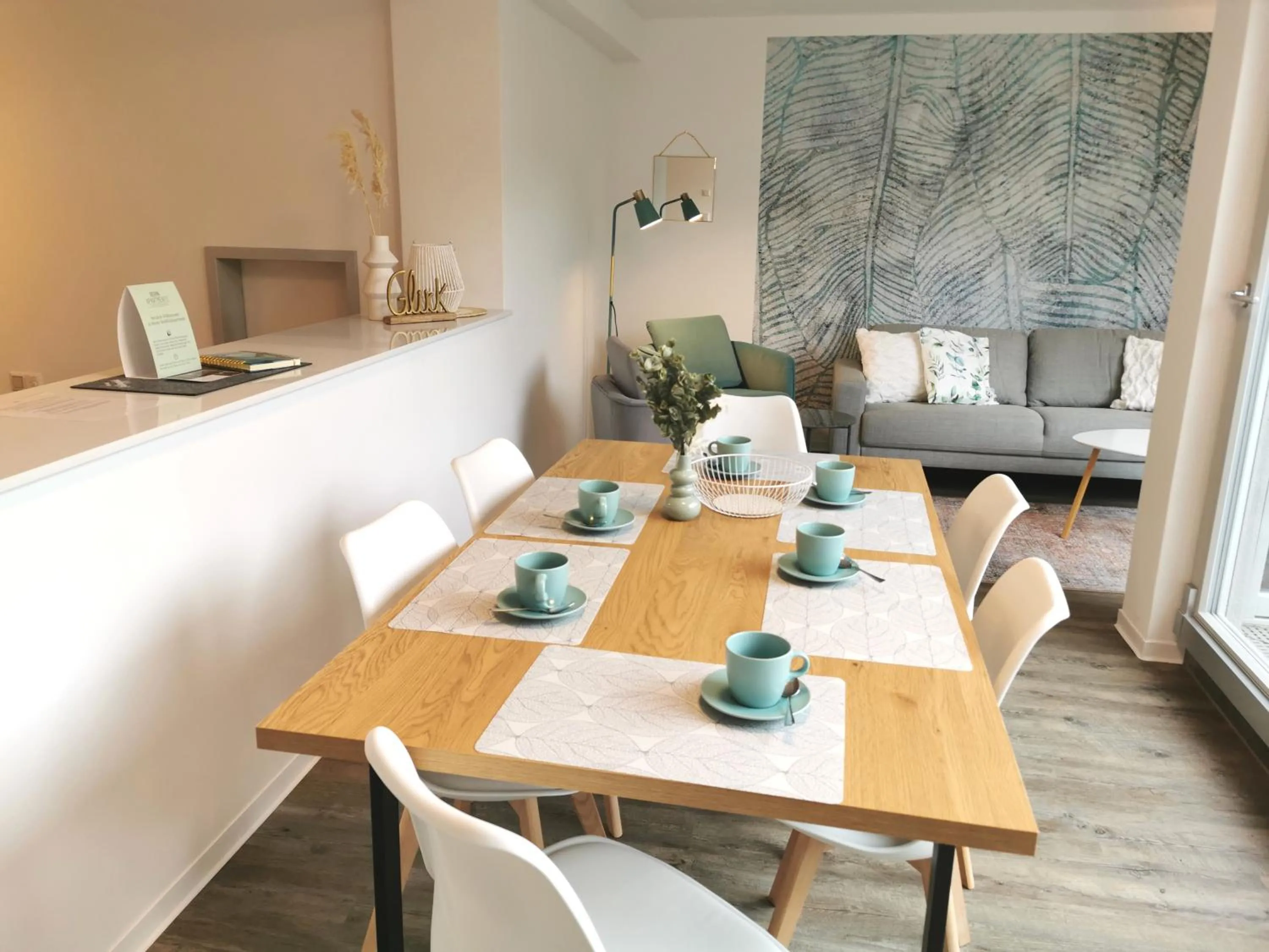 BohnApartments - Town House am Stadtpark - Terrasse - Parkplätze - WLAN