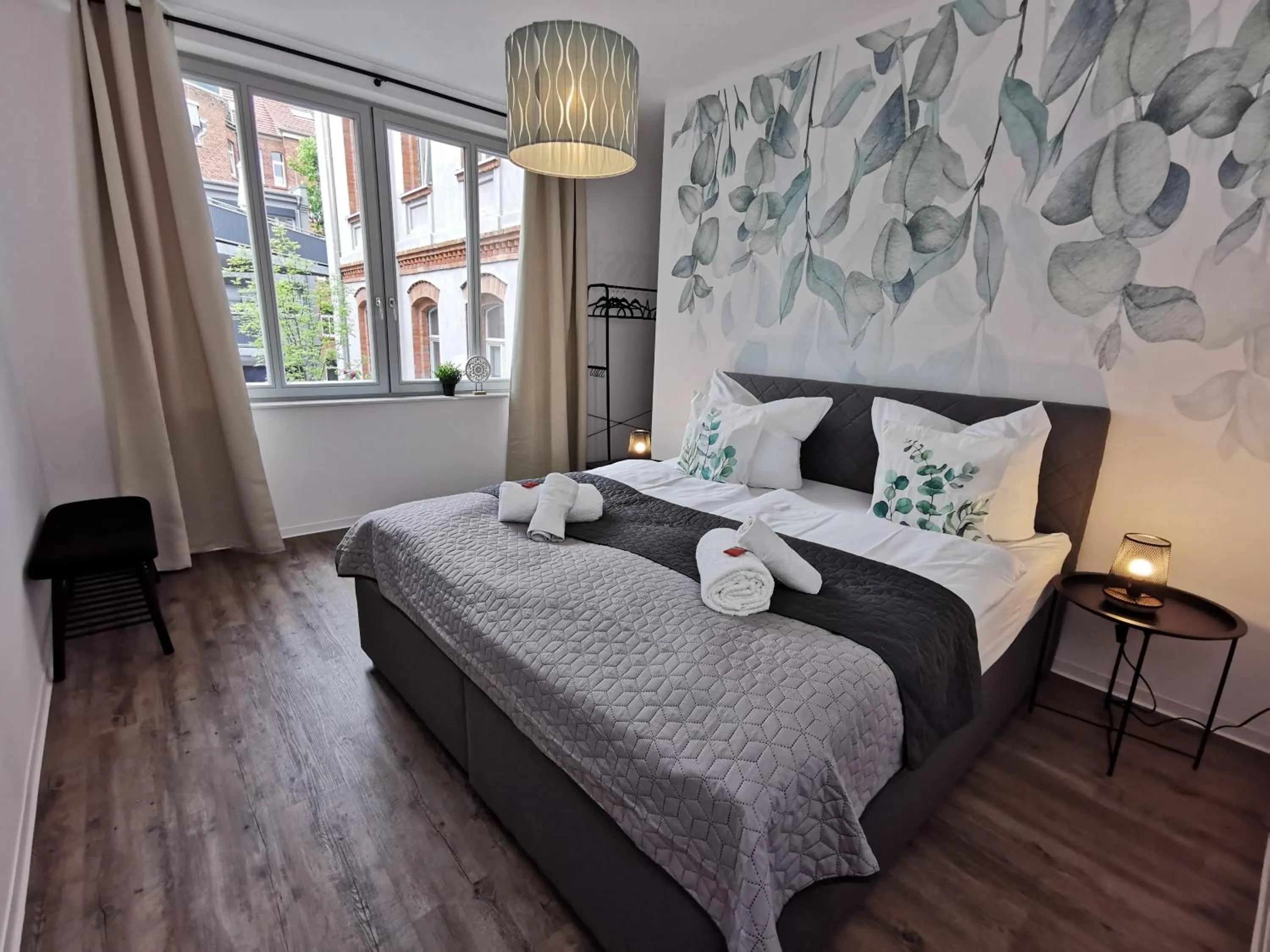 BohnApartments - Town House am Stadtpark - Terrasse - Parkplätze - WLAN