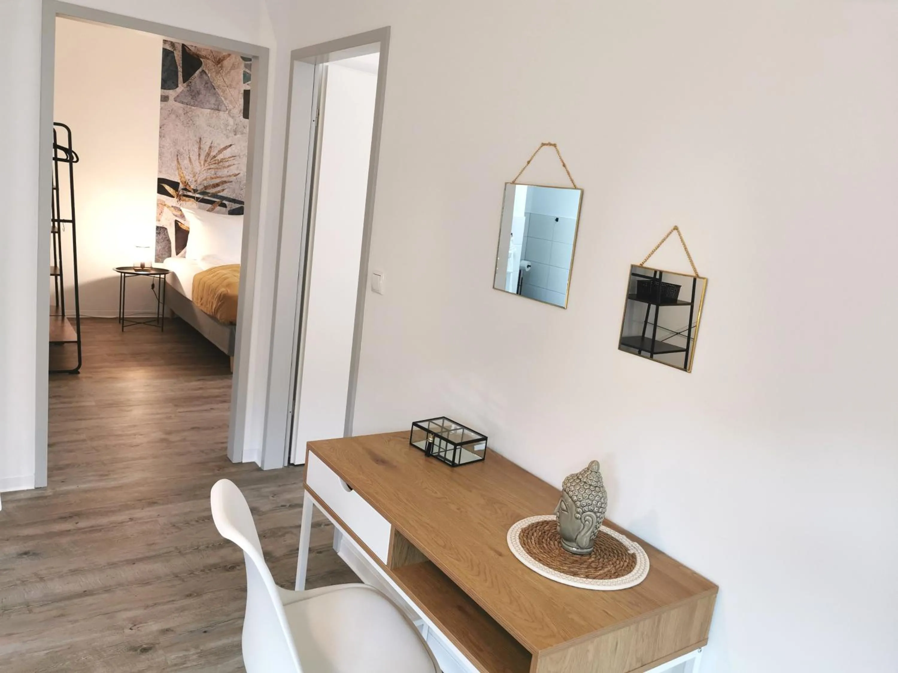 BohnApartments - Town House am Stadtpark - Terrasse - Parkplätze - WLAN