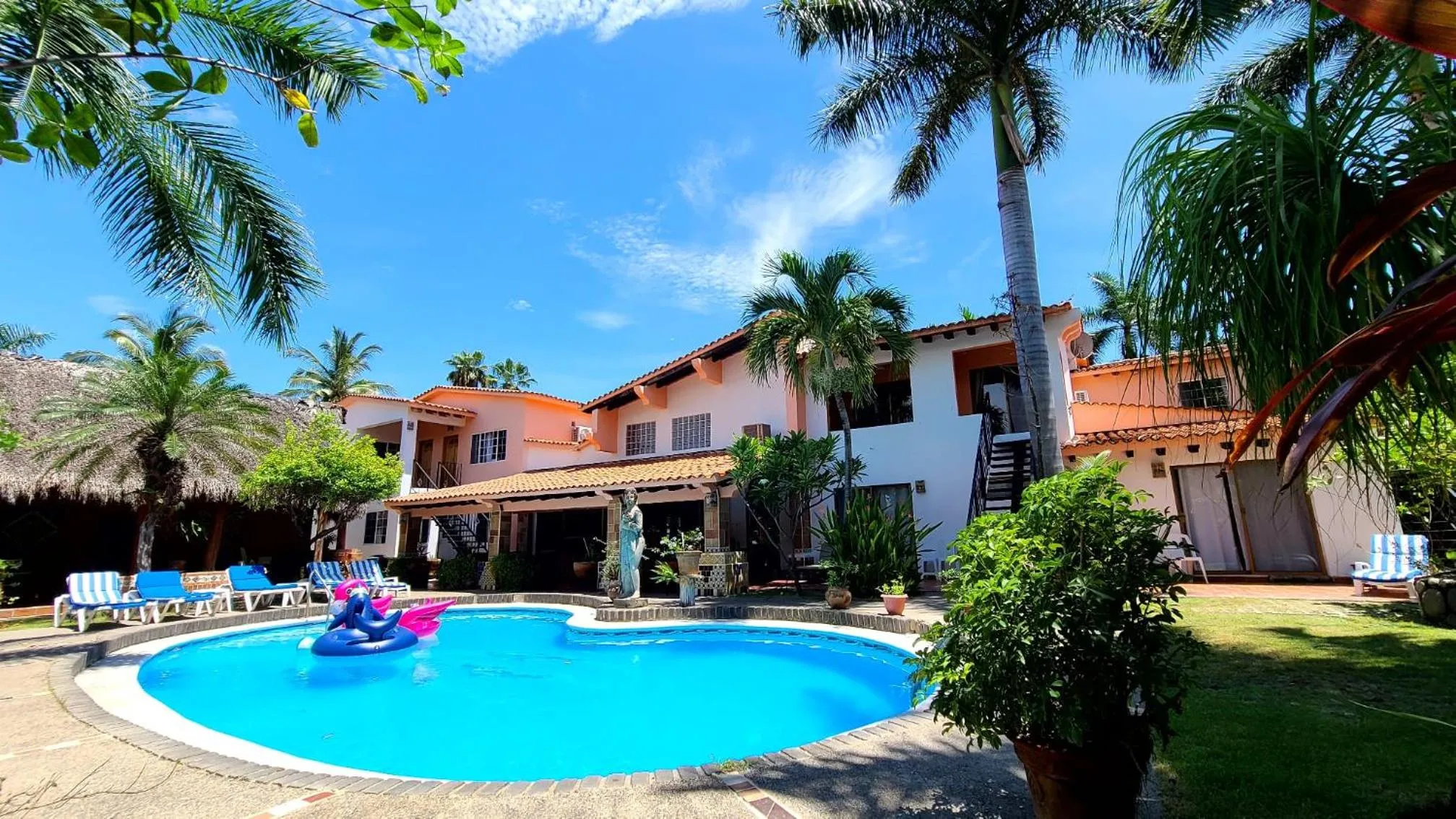 Pool view in Casa Virgilio B&B