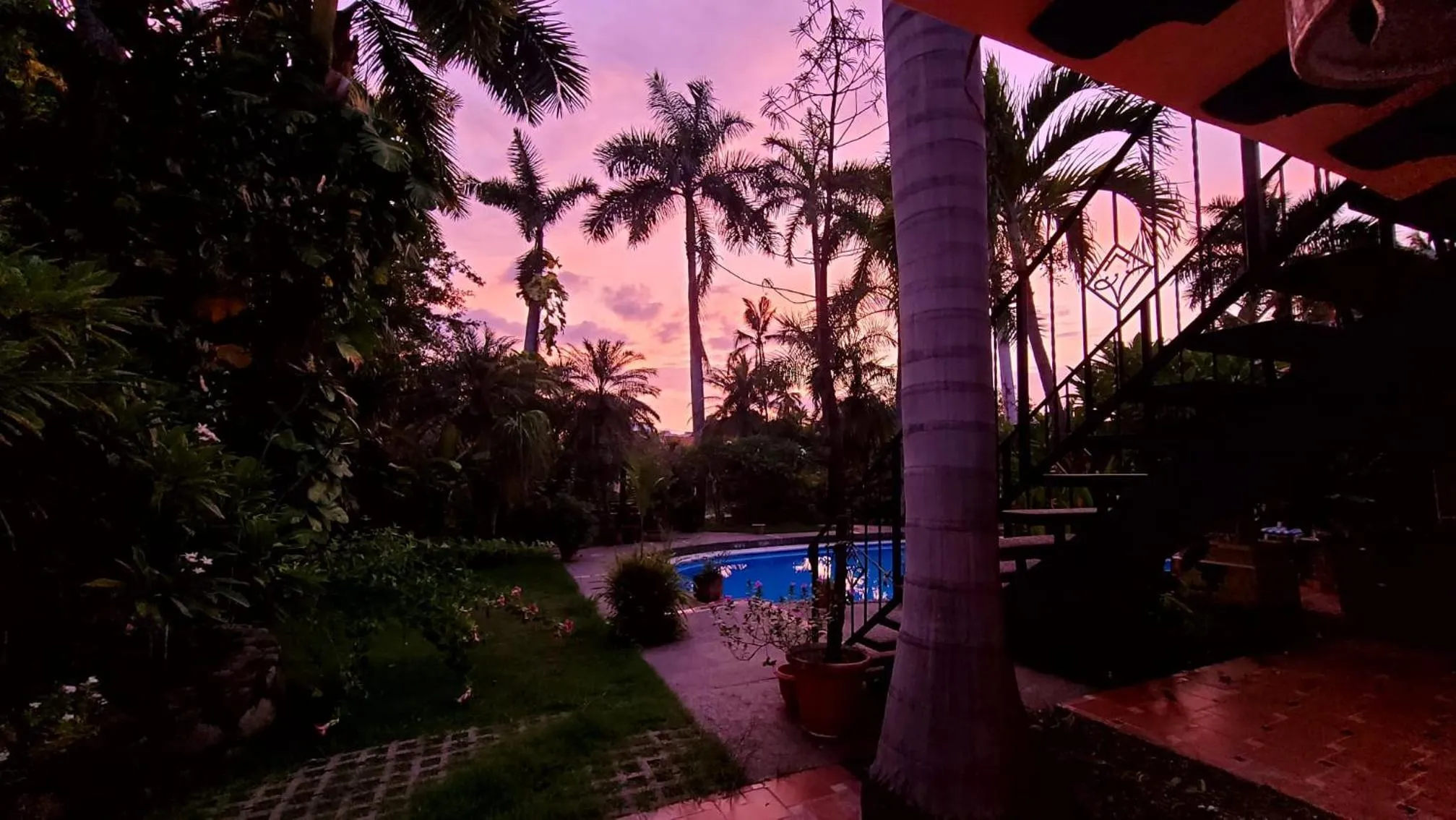 Garden view in Casa Virgilio B&B