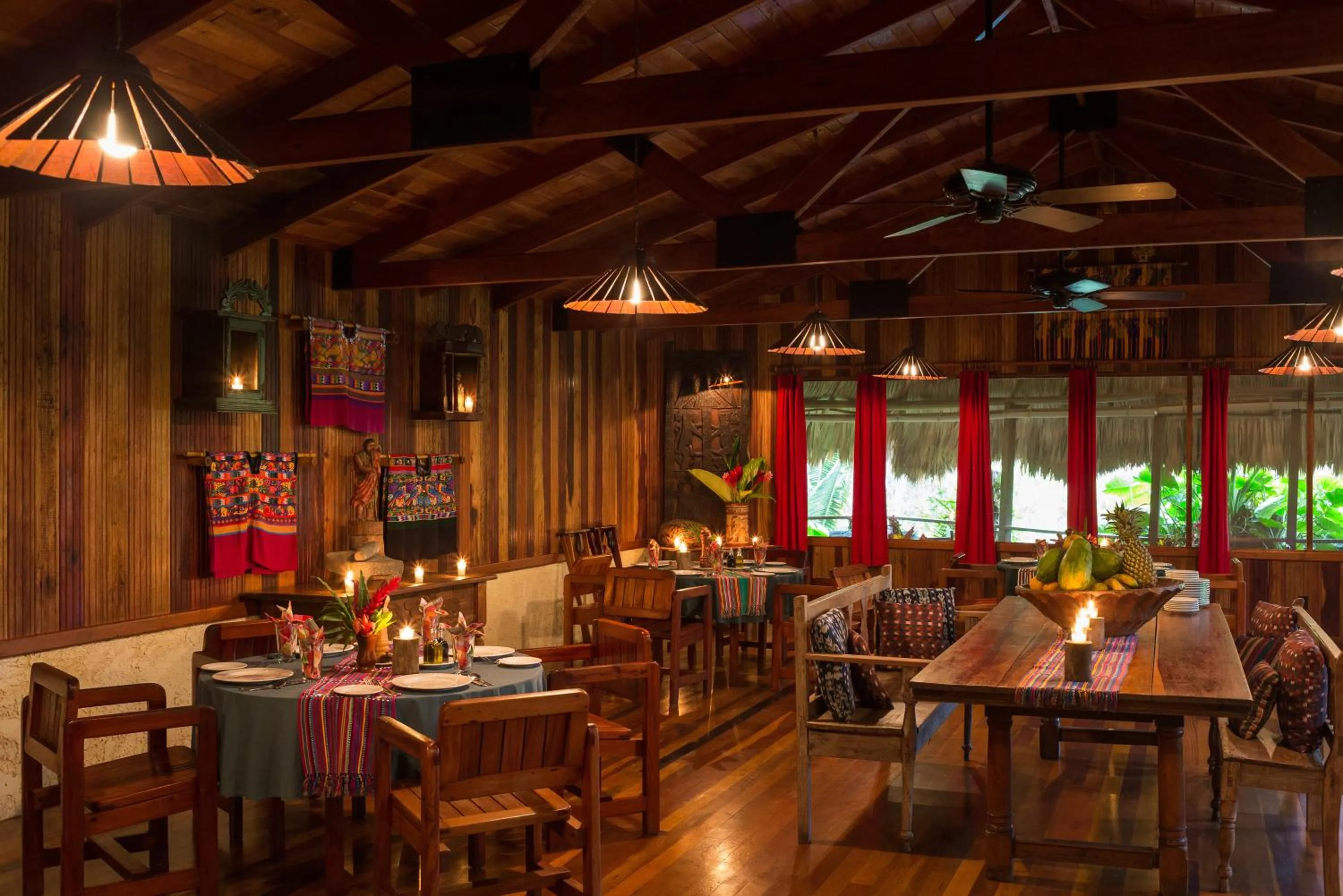 Restaurant/places to eat in Blancaneaux Lodge by Francis Ford Coppola