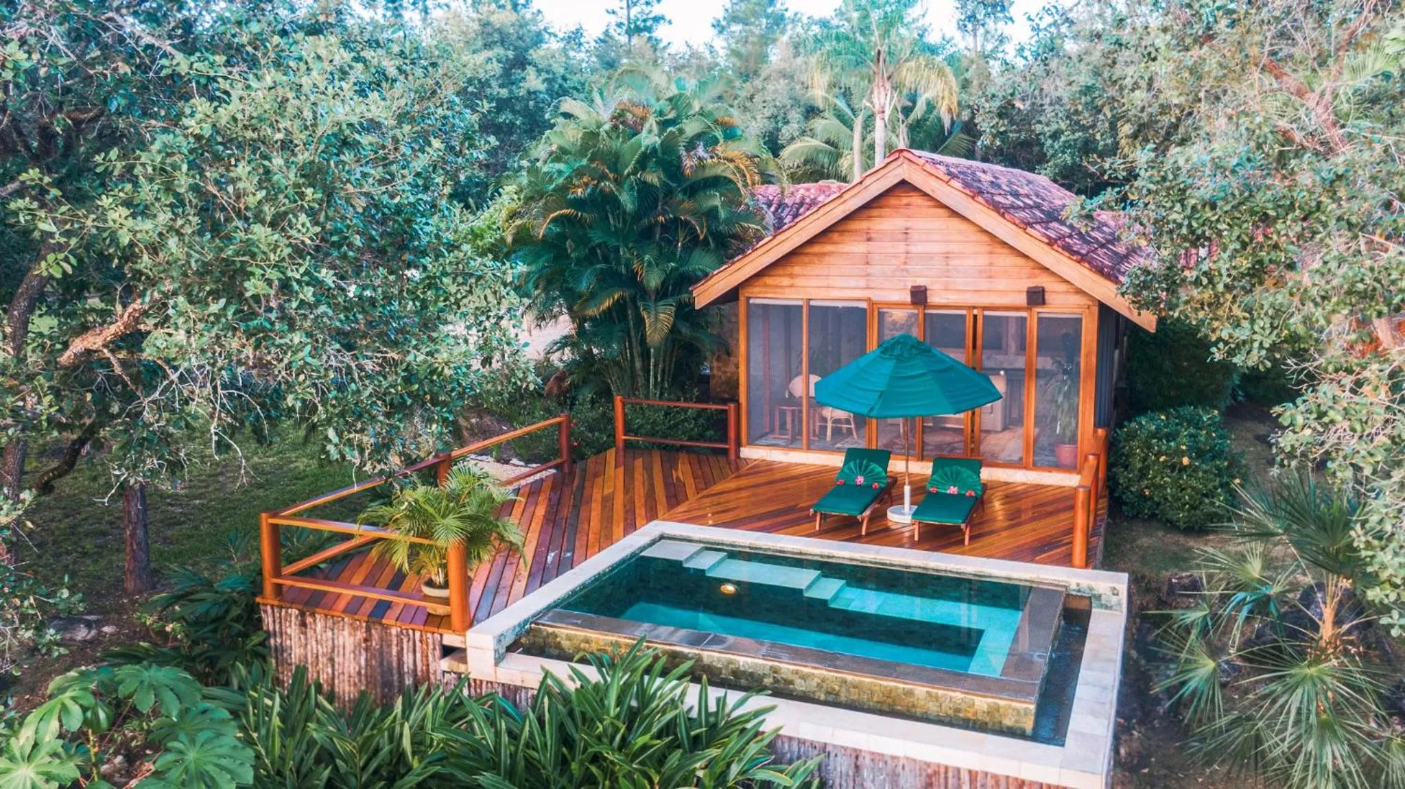 Natural landscape in Blancaneaux Lodge by Francis Ford Coppola