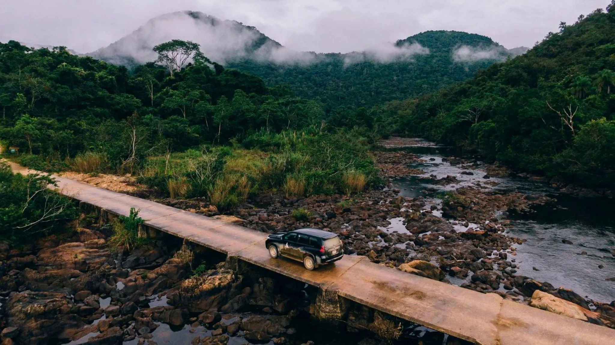 Natural landscape in Blancaneaux Lodge by Francis Ford Coppola