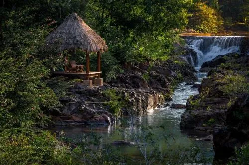 Natural landscape in Blancaneaux Lodge by Francis Ford Coppola