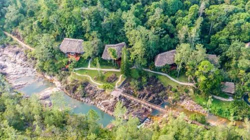 Natural landscape in Blancaneaux Lodge by Francis Ford Coppola