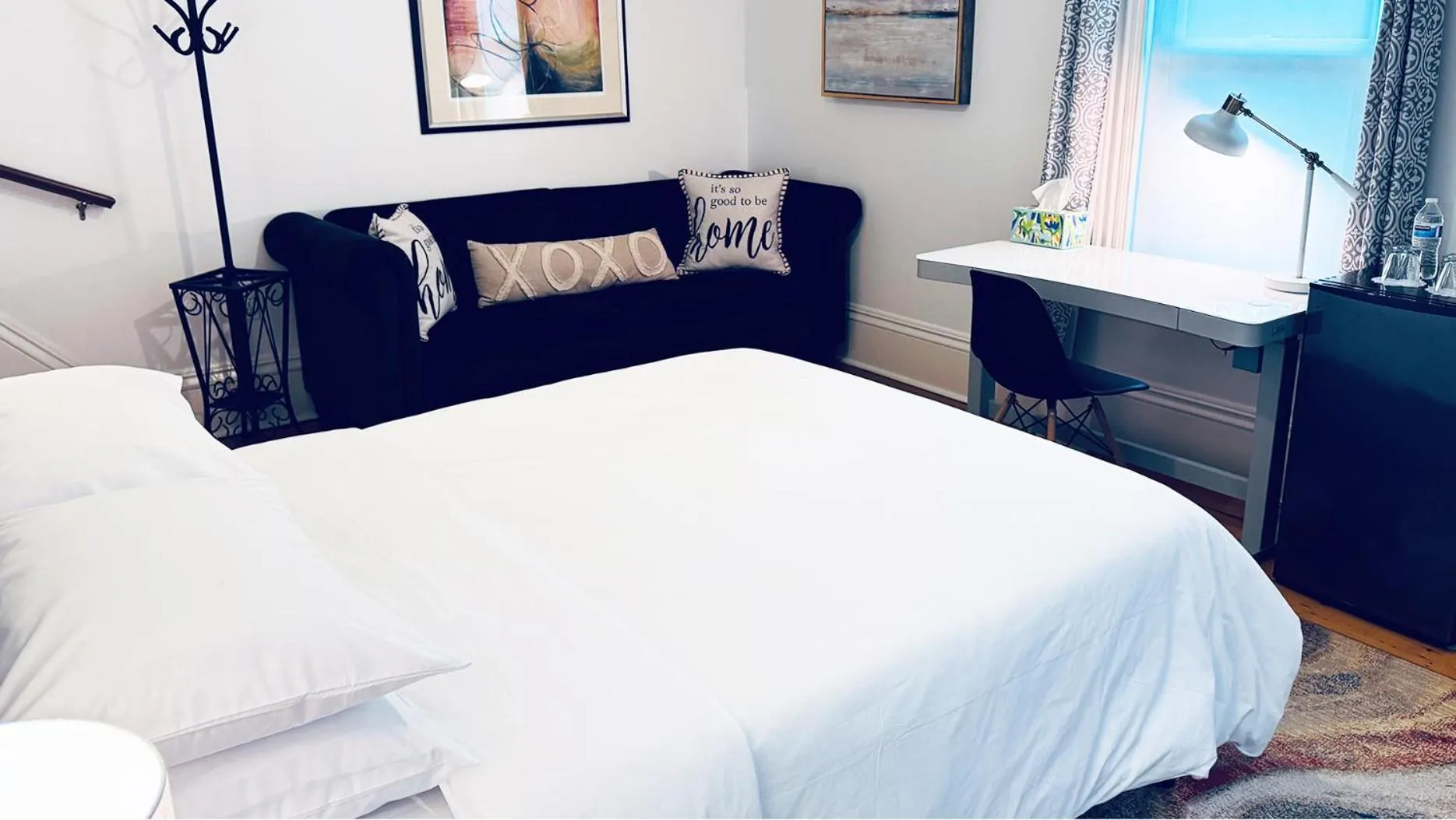 View (from property/room), Bed in Ginkgo House on Harvard