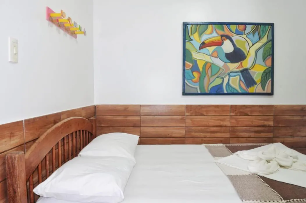 Bed in Pousada Recanto do Amanhecer