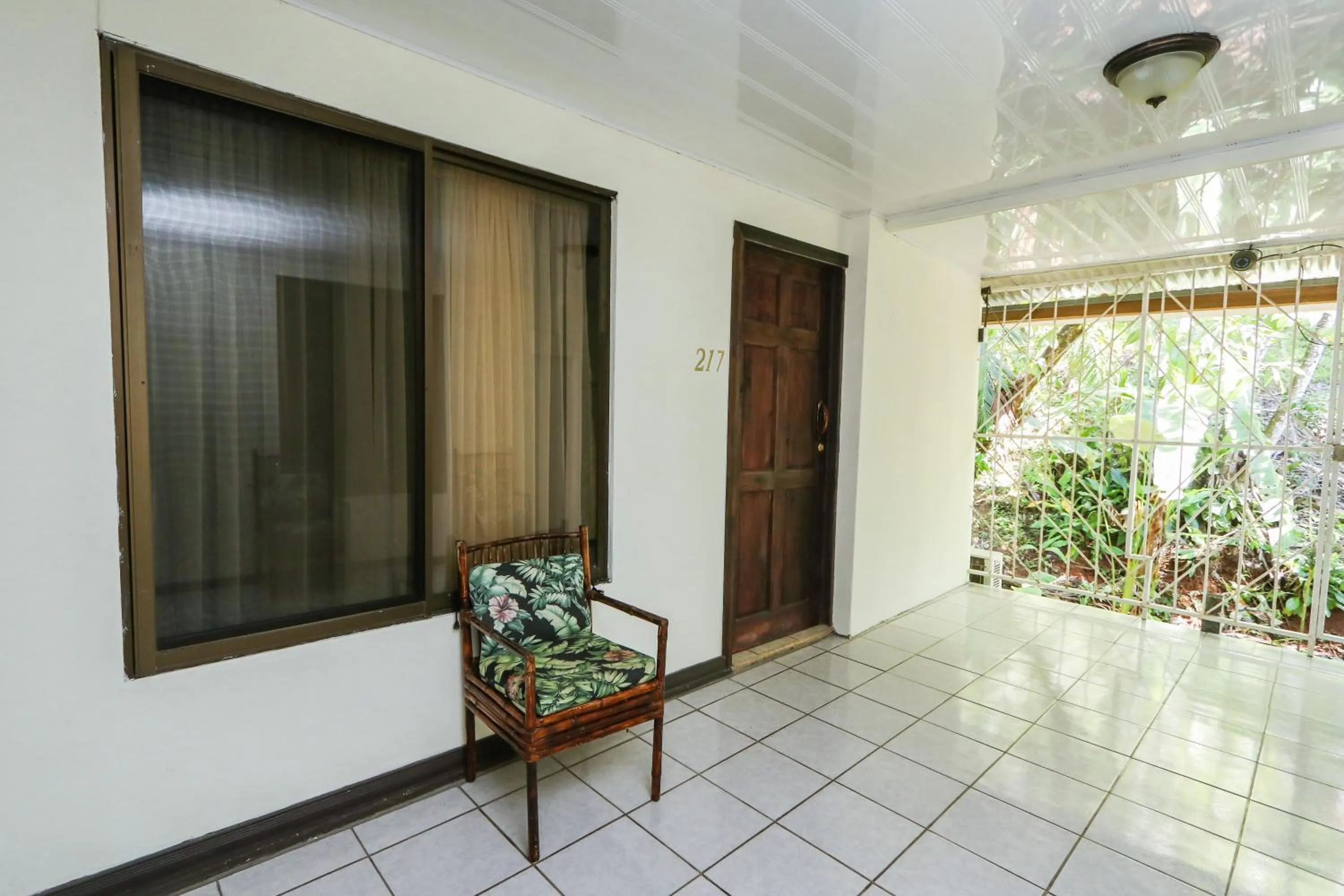 Patio in Hotel Flor Blanca