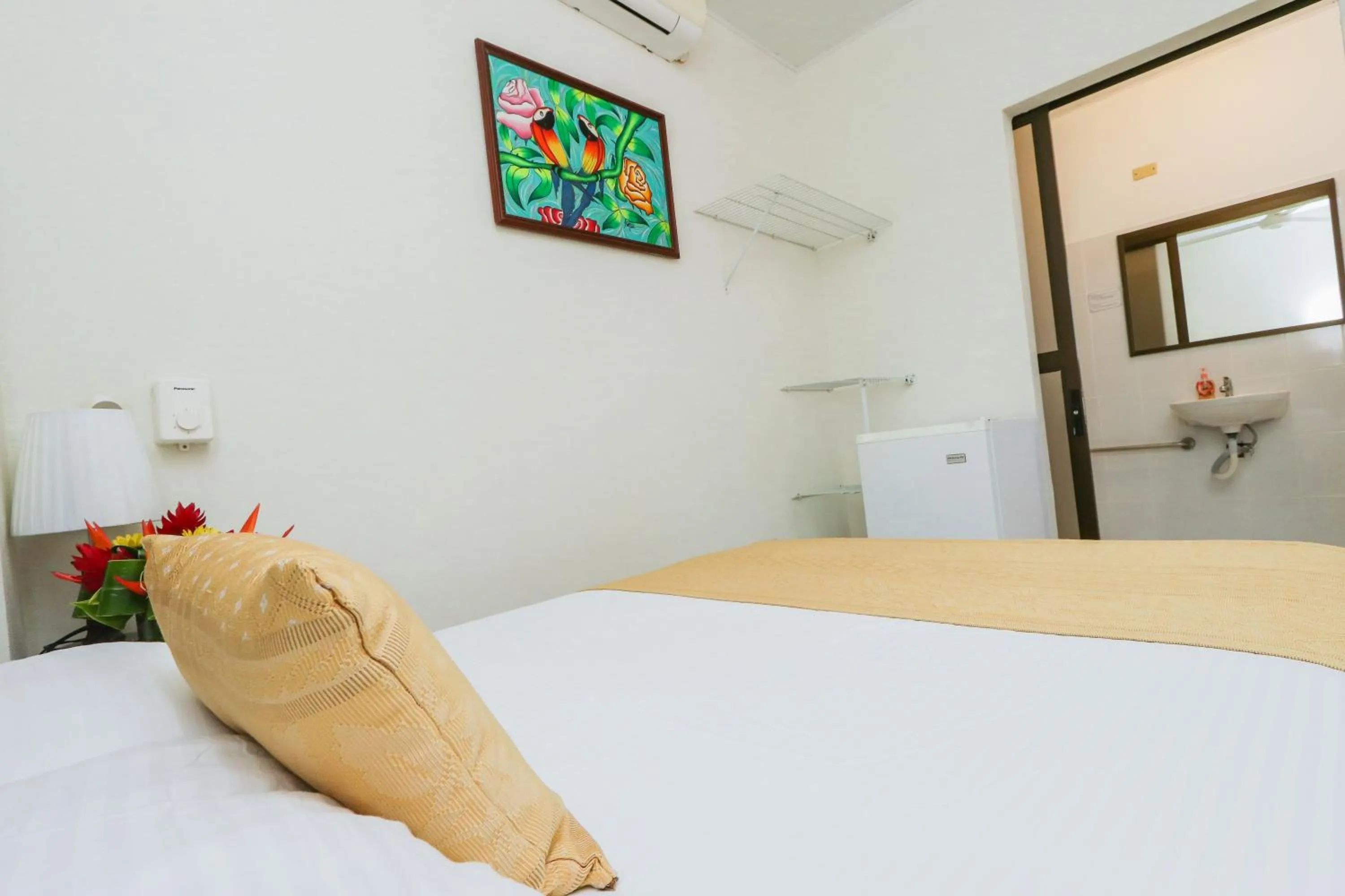 Bed in Hotel Flor Blanca