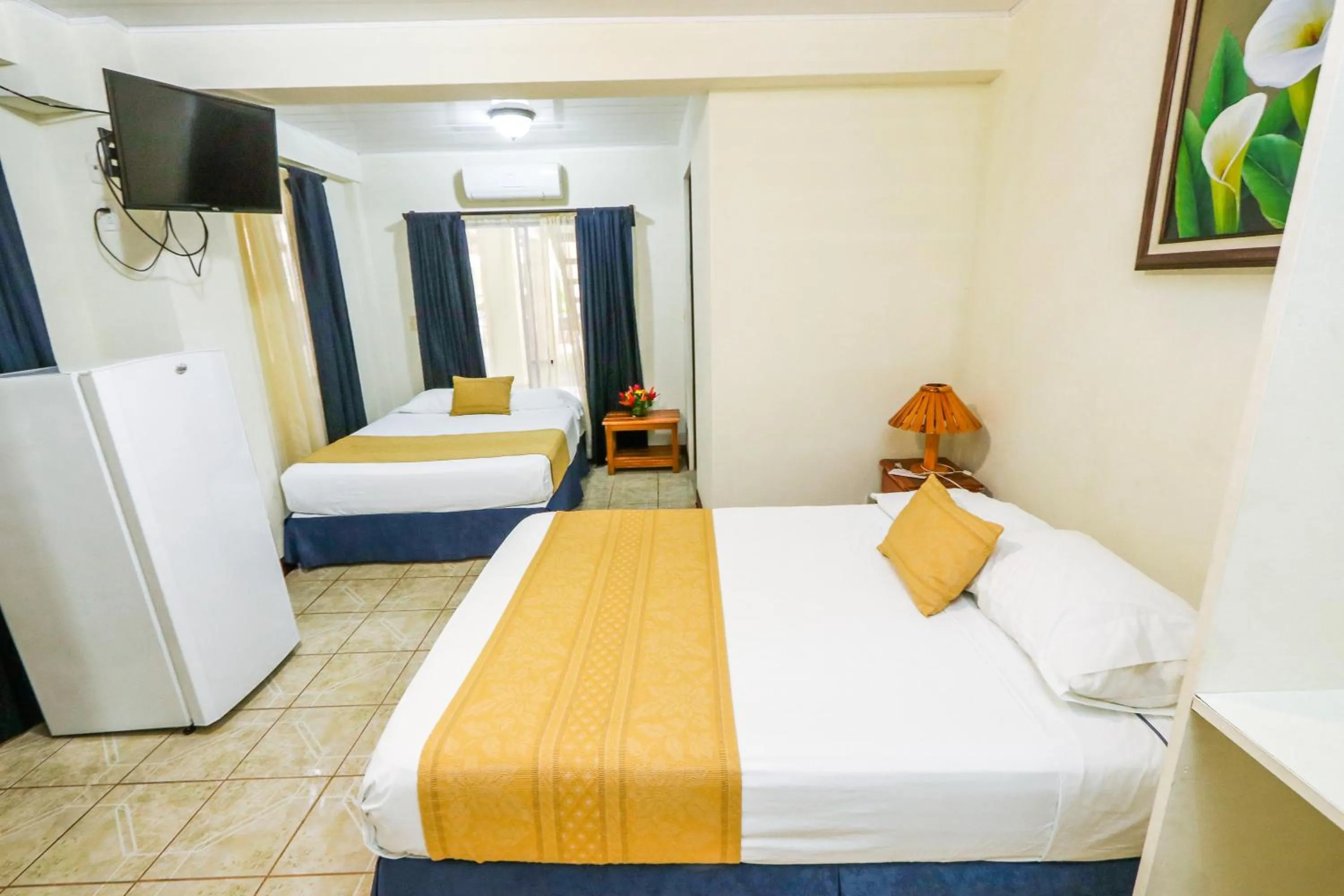 Bed in Hotel Flor Blanca