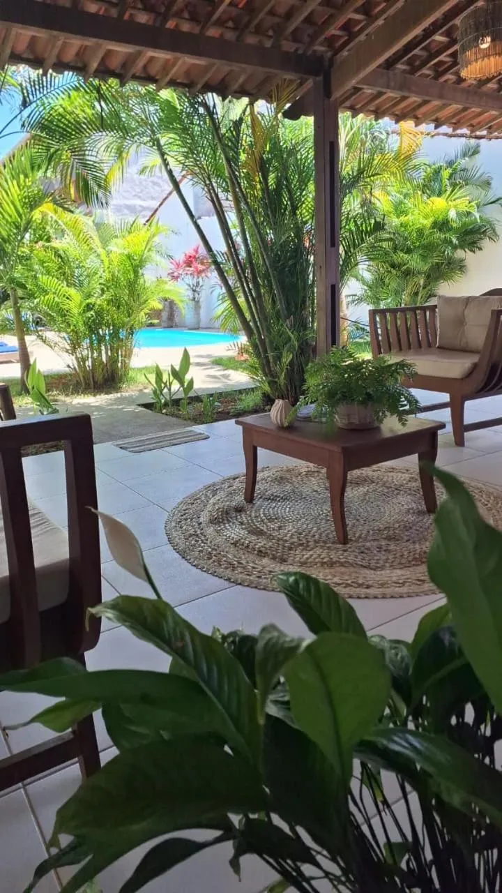 Seating area in Pousada Maresia