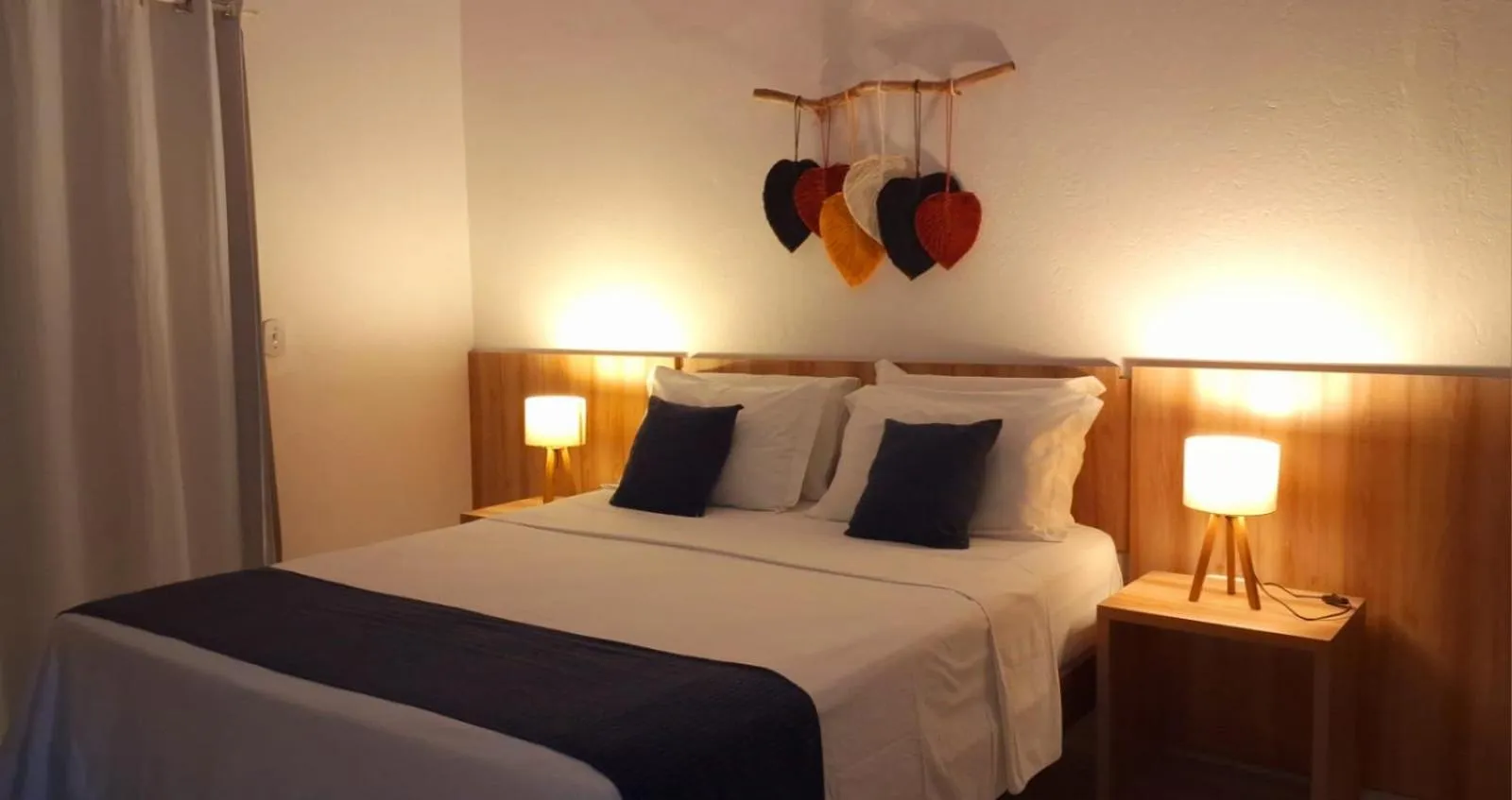 Bed in Pousada Maresia