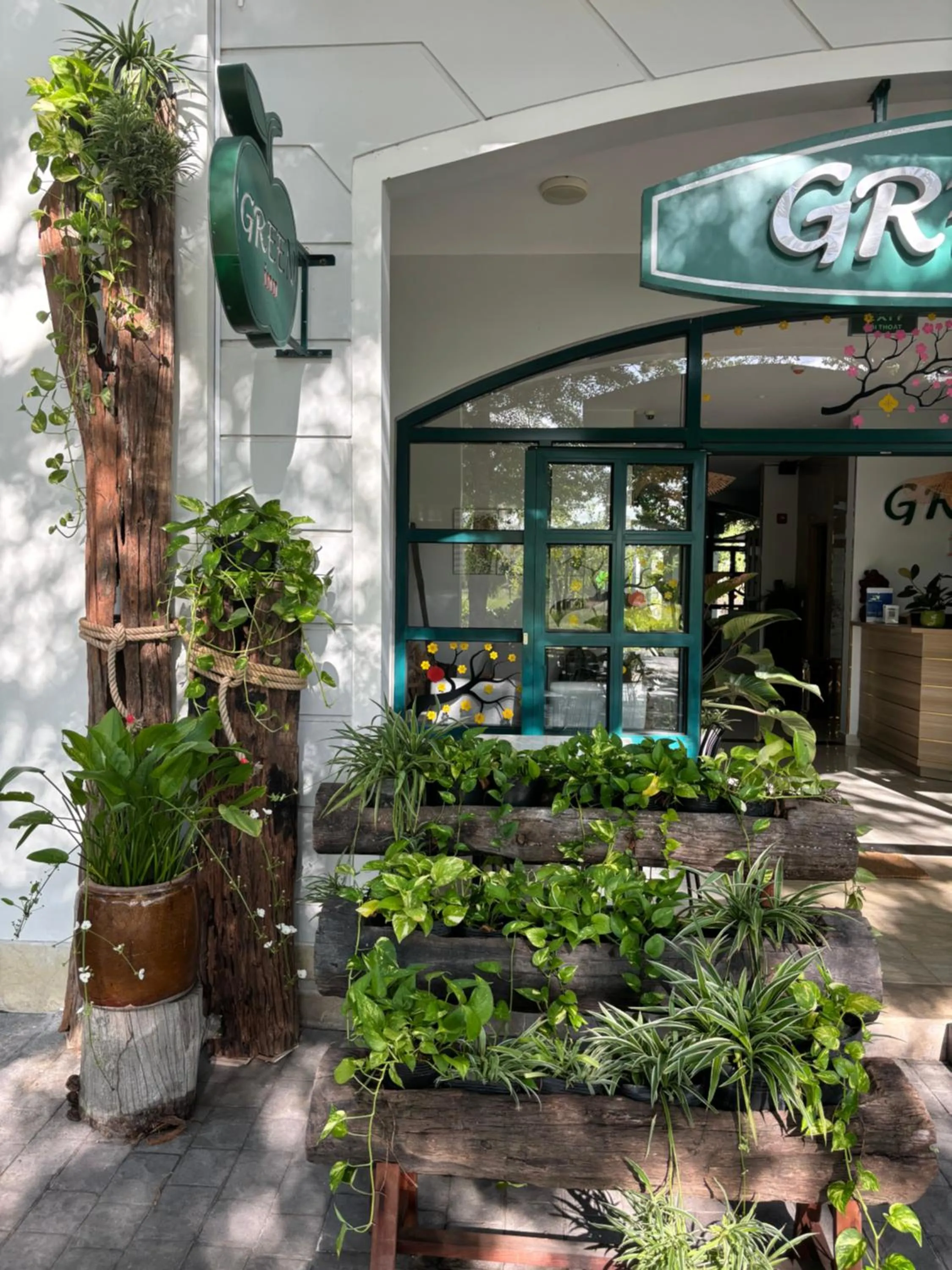 Facade/entrance in Green Inn Phu Quoc Hotel