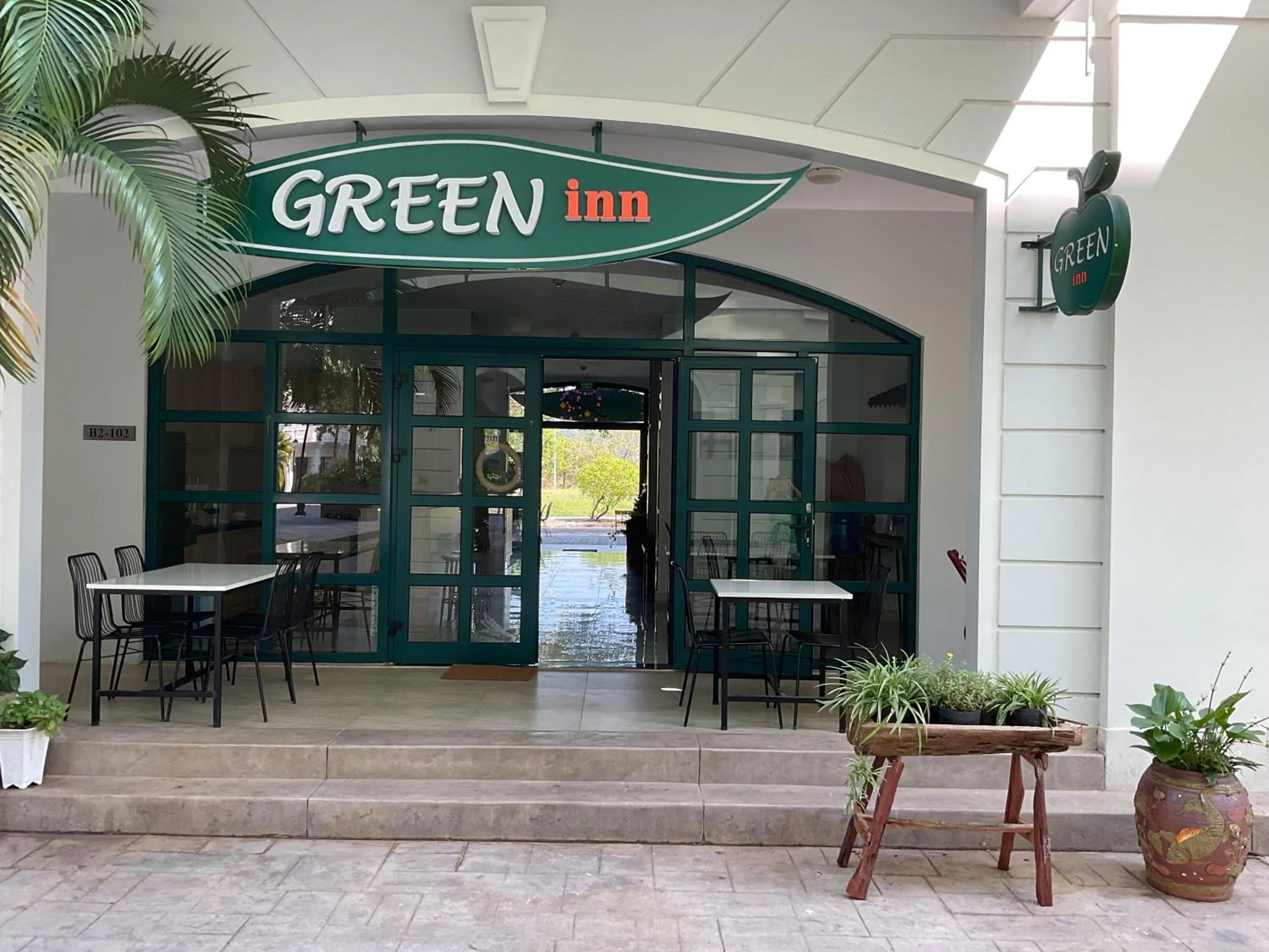 Facade/entrance in Green Inn Phu Quoc Hotel
