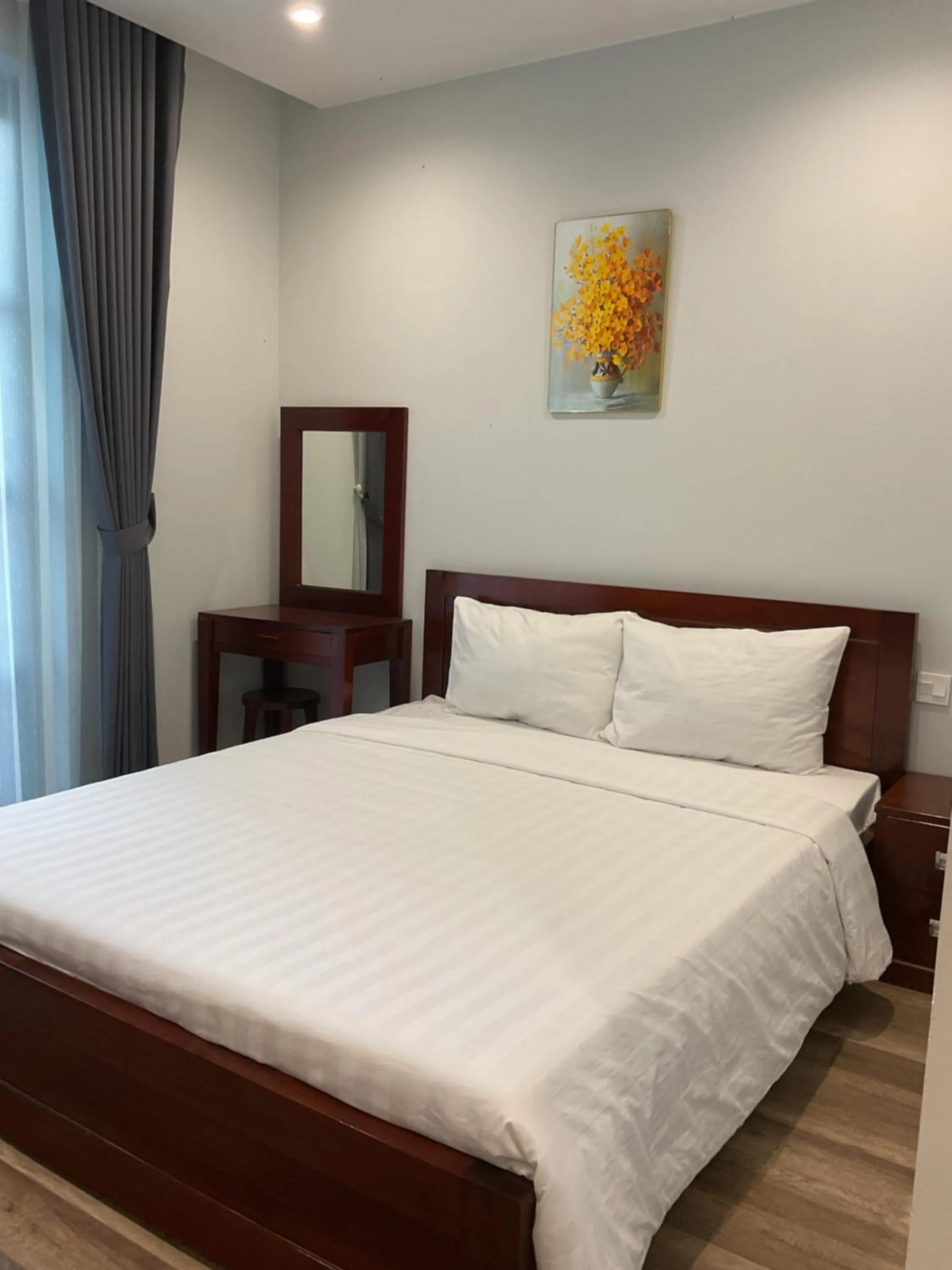 Bed in Green Inn Phu Quoc Hotel