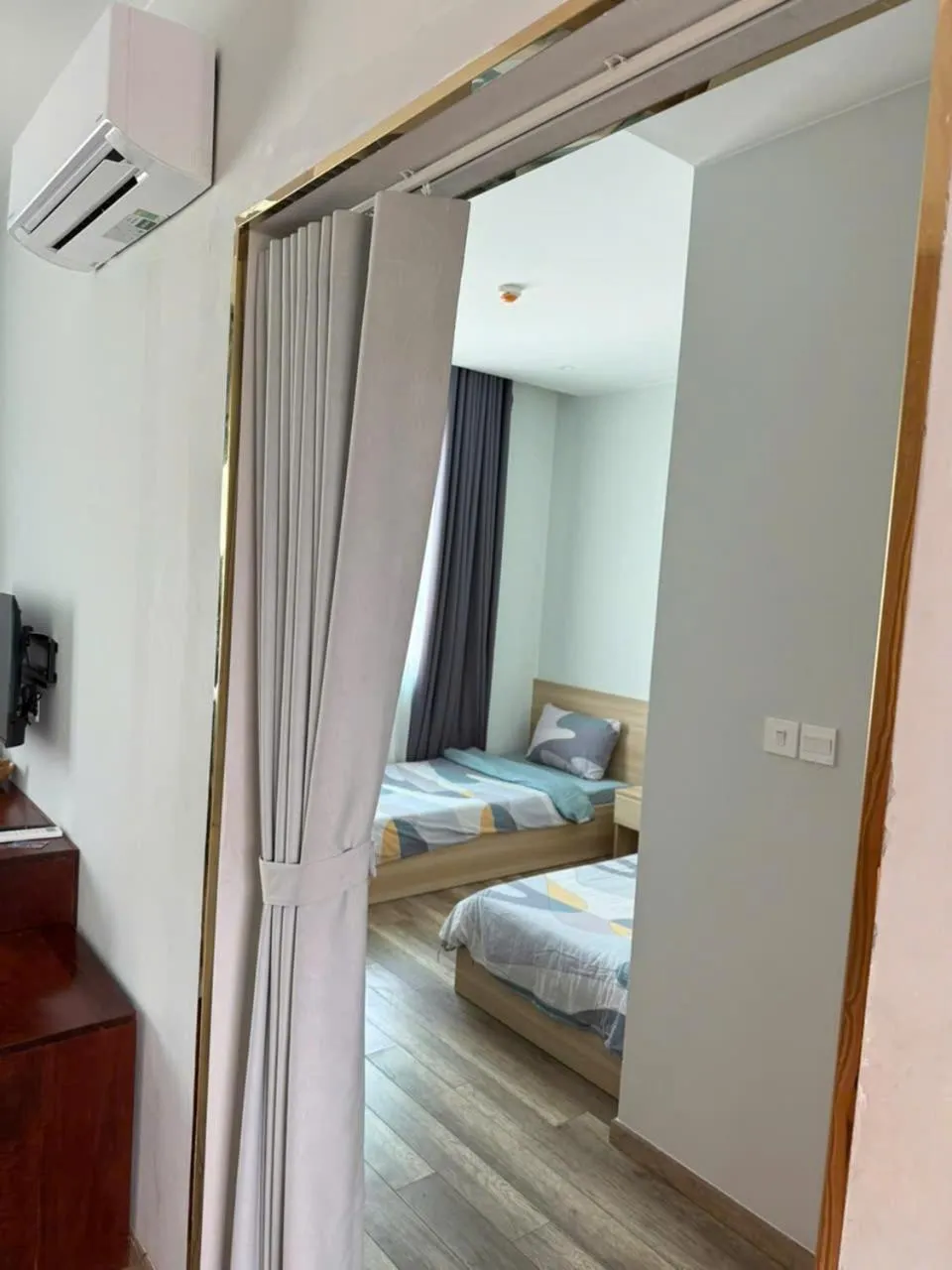 Bed in Green Inn Phu Quoc Hotel