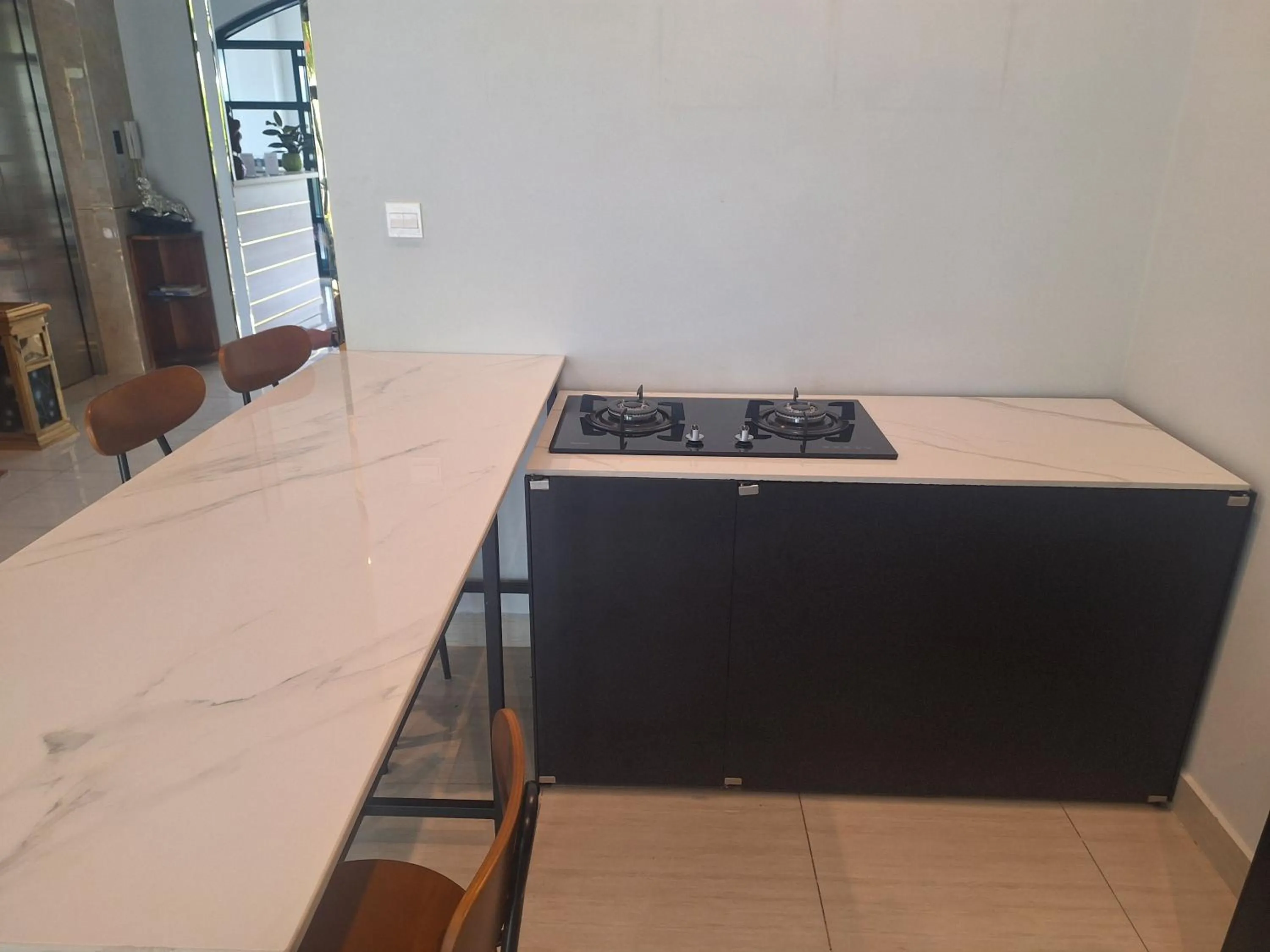 Kitchen or kitchenette in Green Inn Phu Quoc Hotel