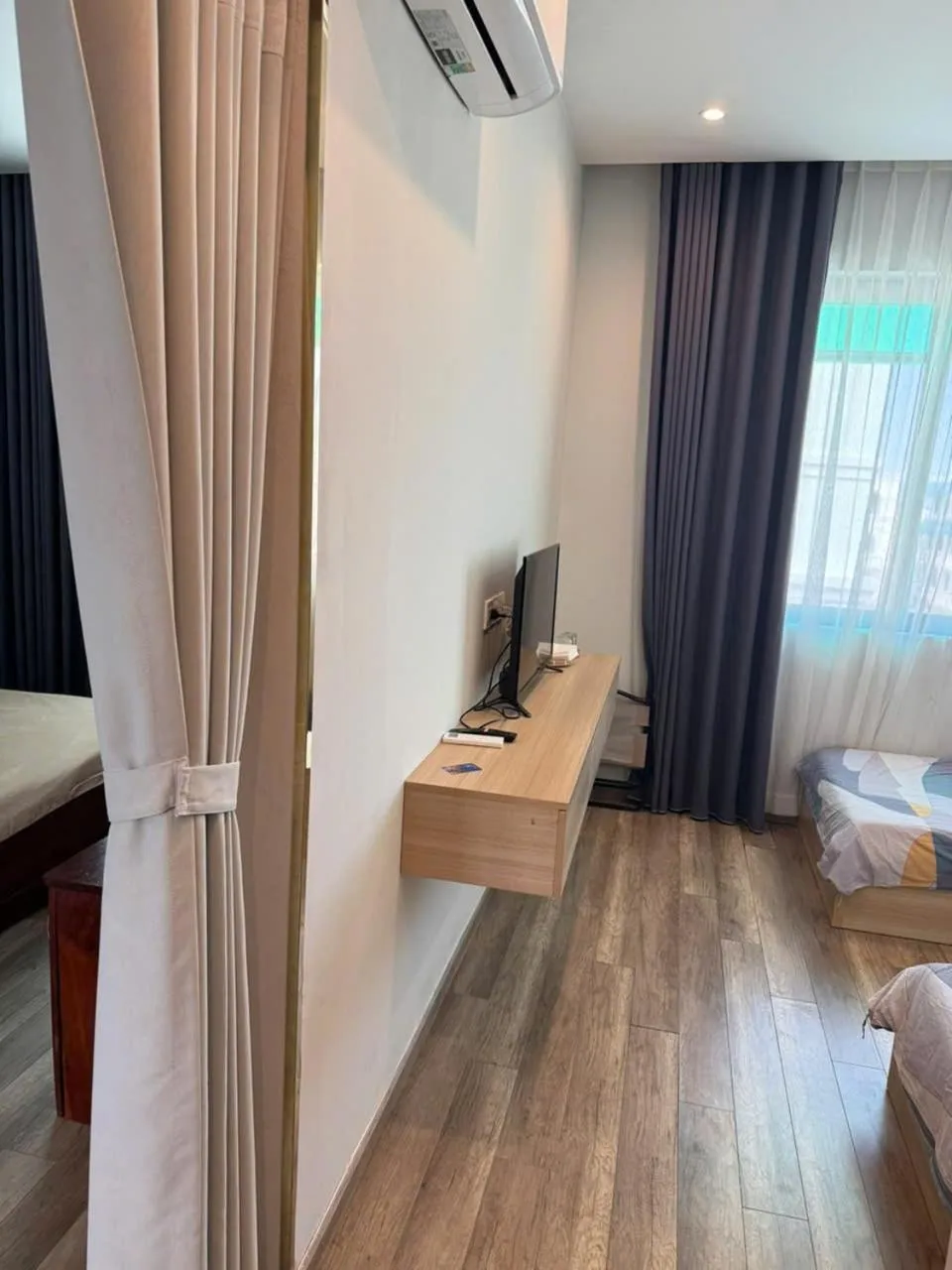 Bed in Green Inn Phu Quoc Hotel