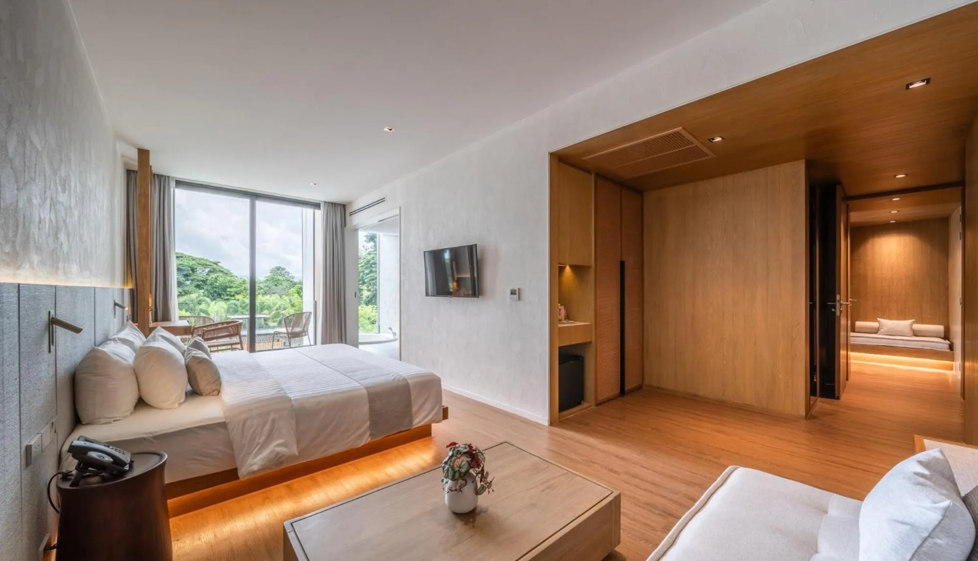 Bed in Riva Vista Riverfront Resort Chiang Rai