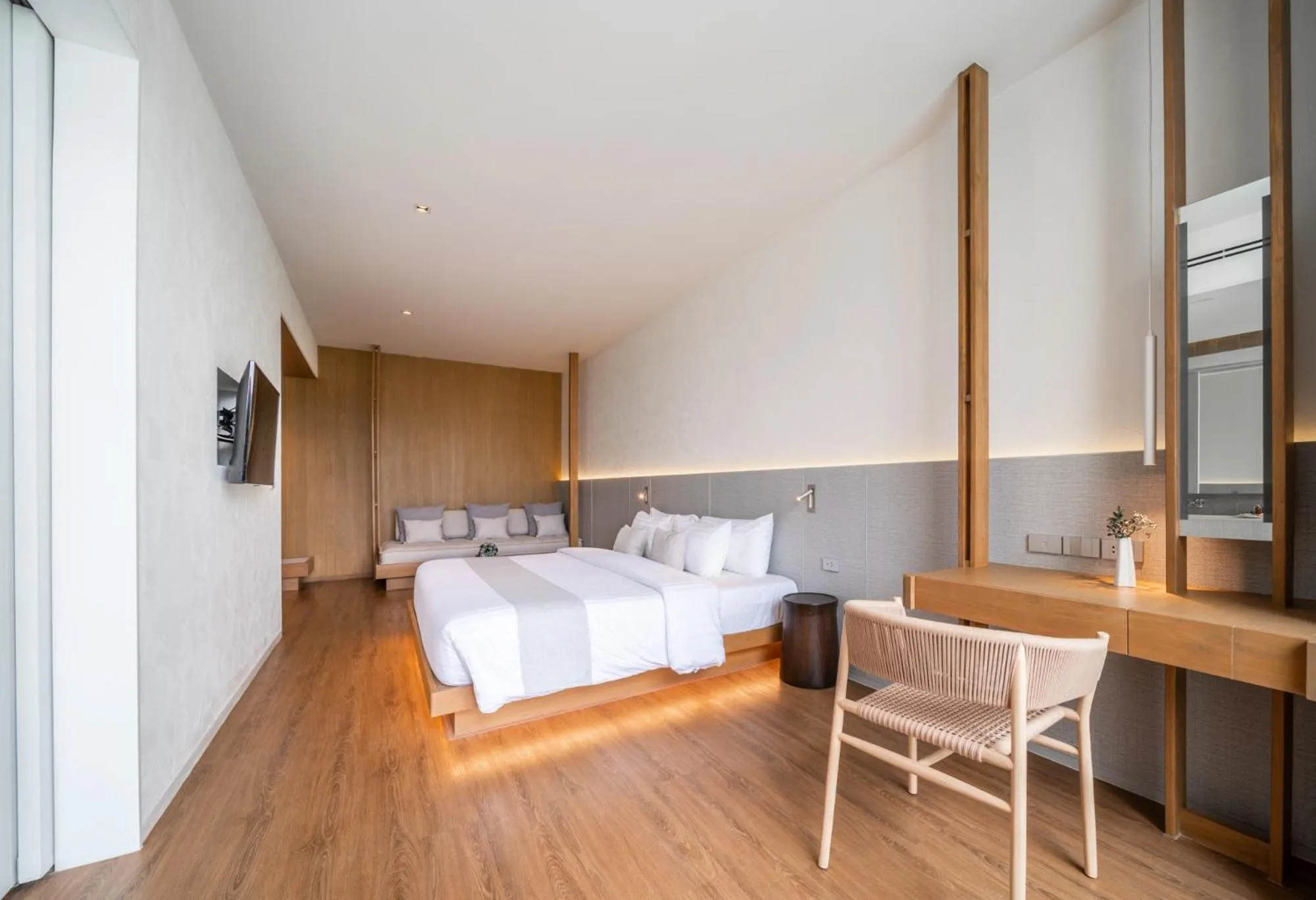 Bed in Riva Vista Riverfront Resort Chiang Rai