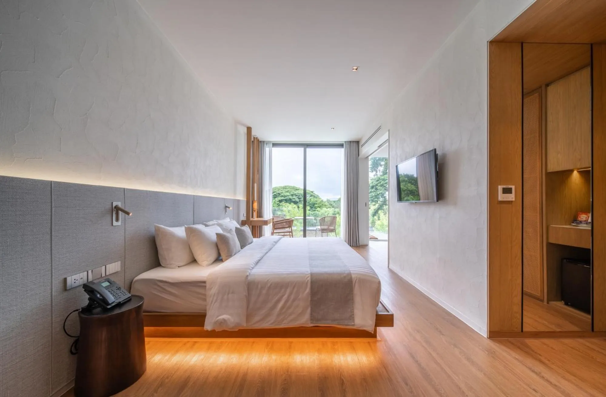 Bed in Riva Vista Riverfront Resort Chiang Rai