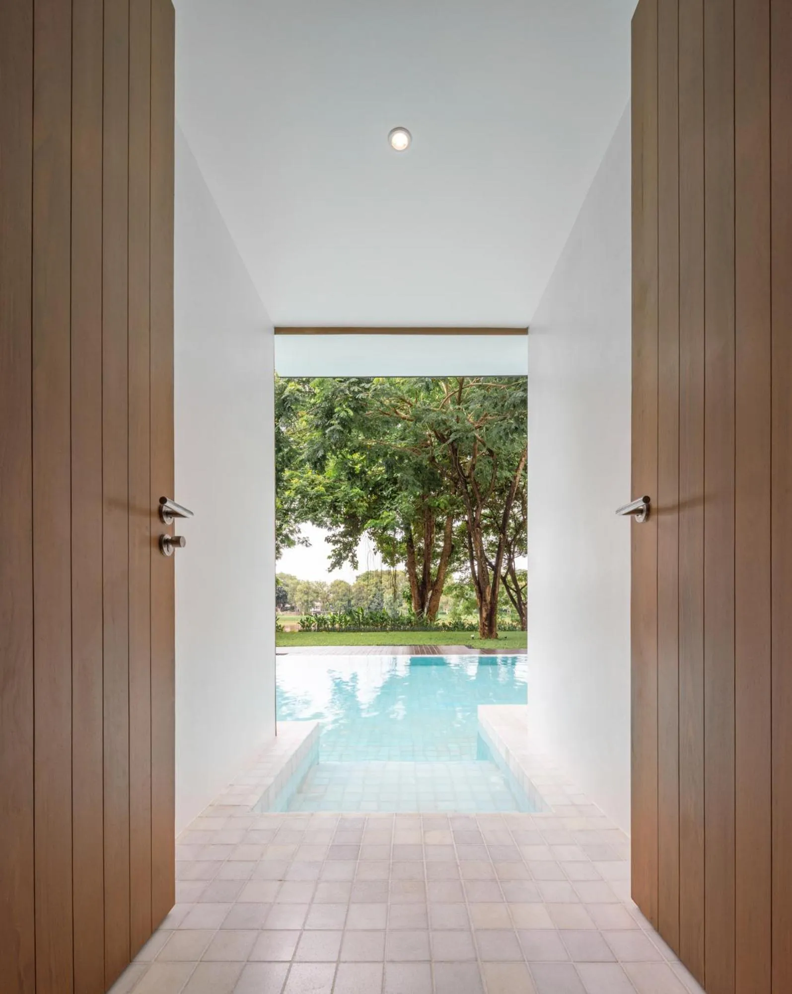 Pool view in Riva Vista Riverfront Resort Chiang Rai