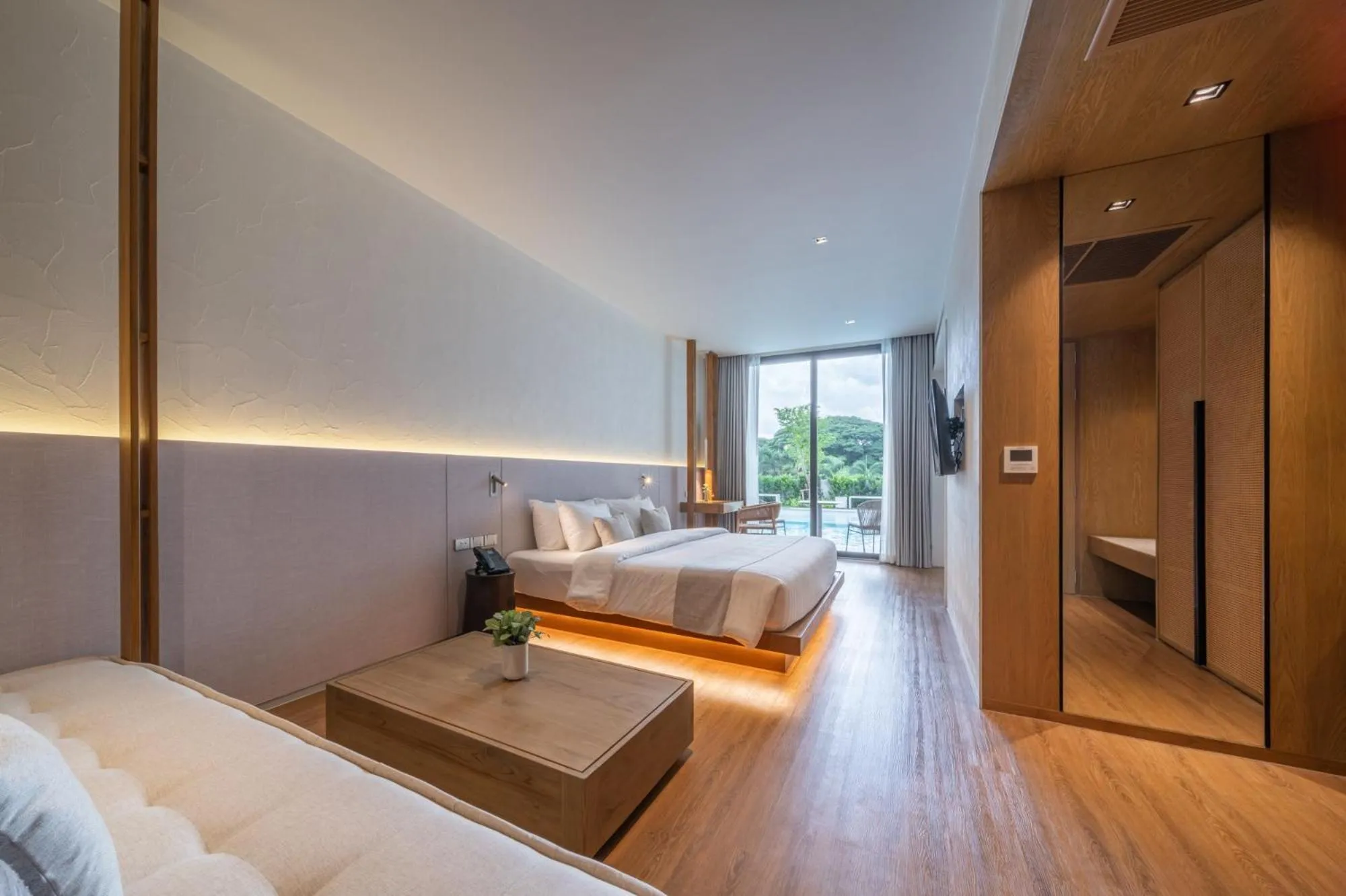 Bed in Riva Vista Riverfront Resort Chiang Rai