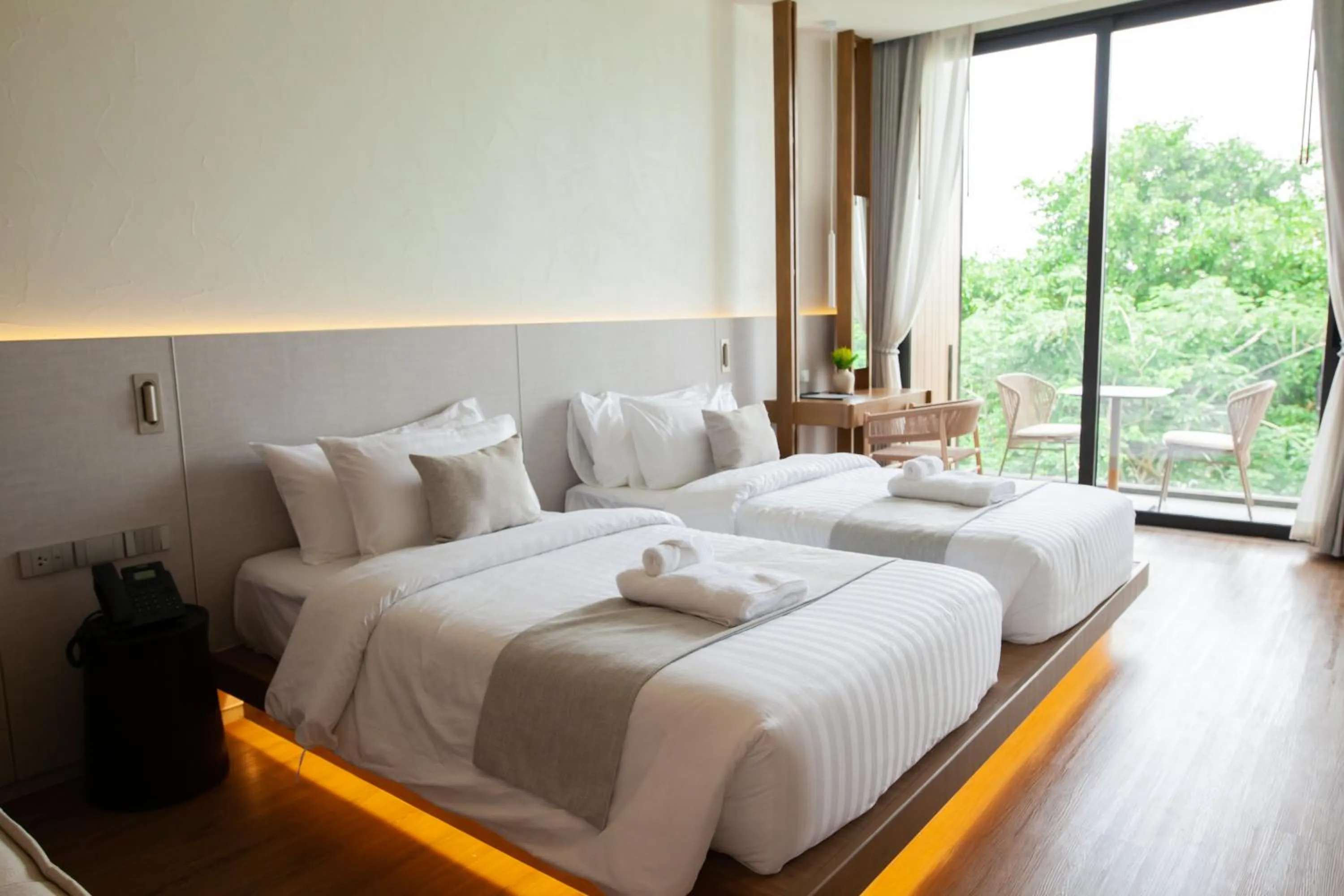 Bed in Riva Vista Riverfront Resort Chiang Rai