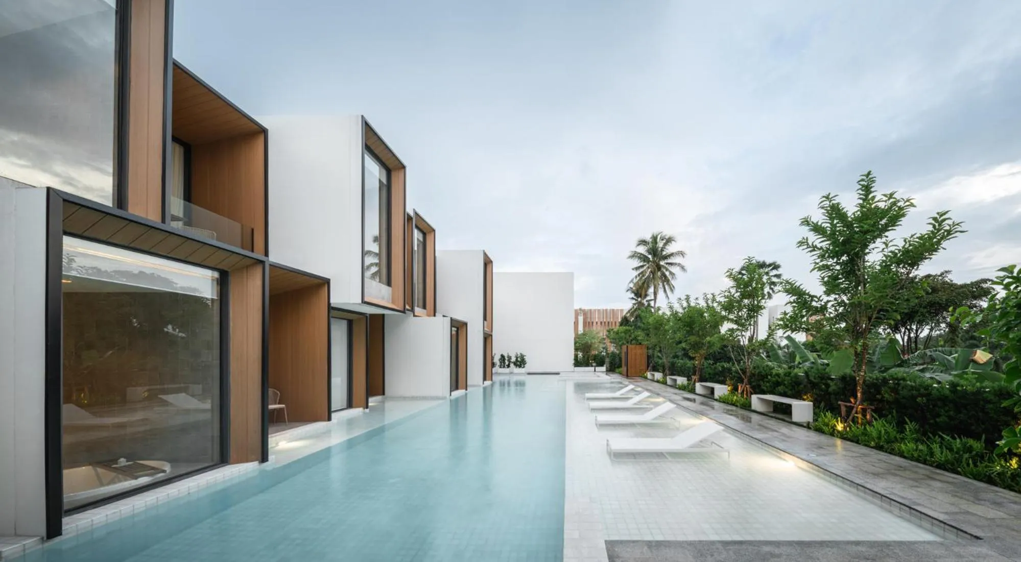 Swimming pool in Riva Vista Riverfront Resort Chiang Rai