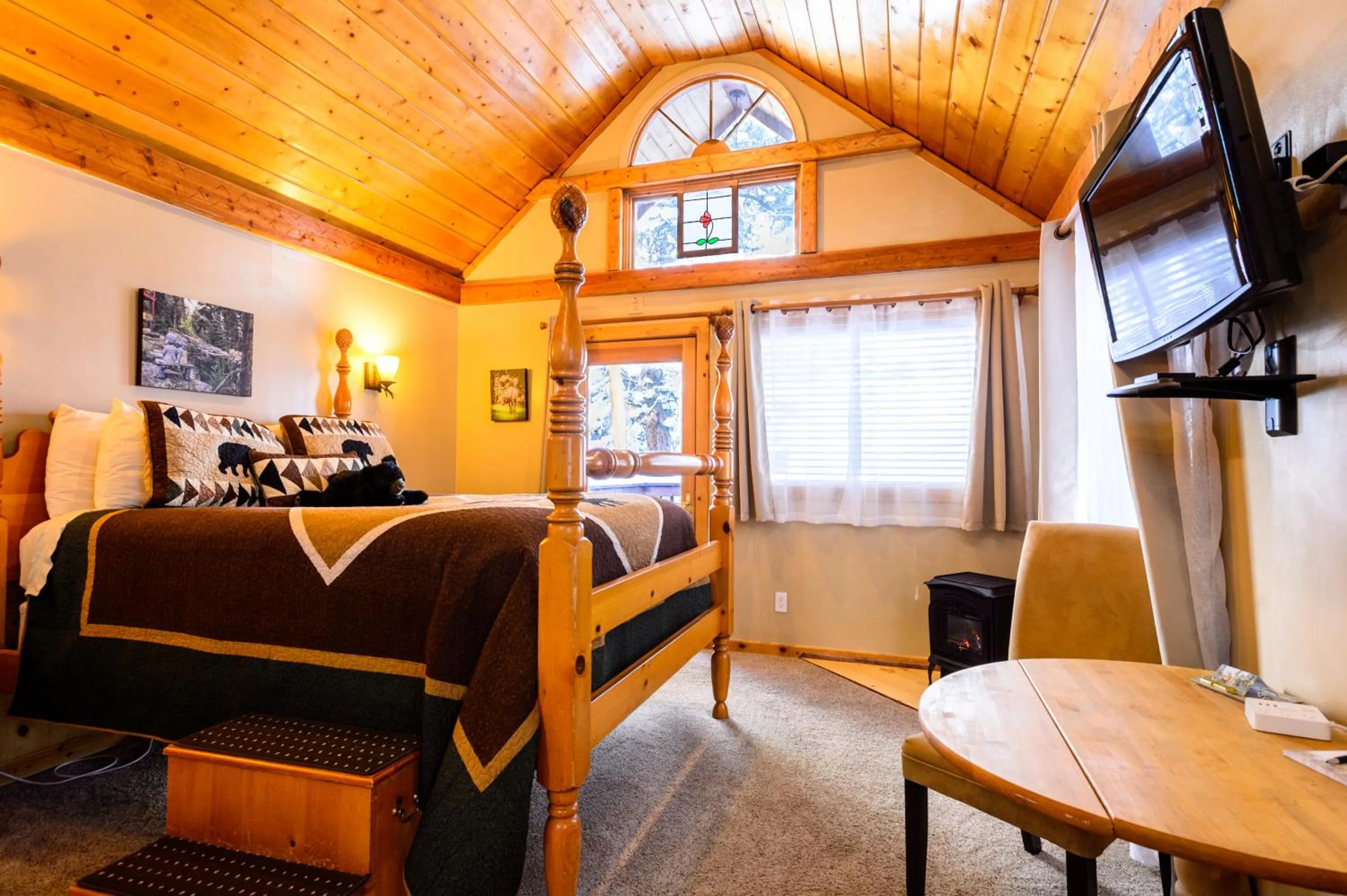 Bed in Alpen Way Chalet Mountain Lodge